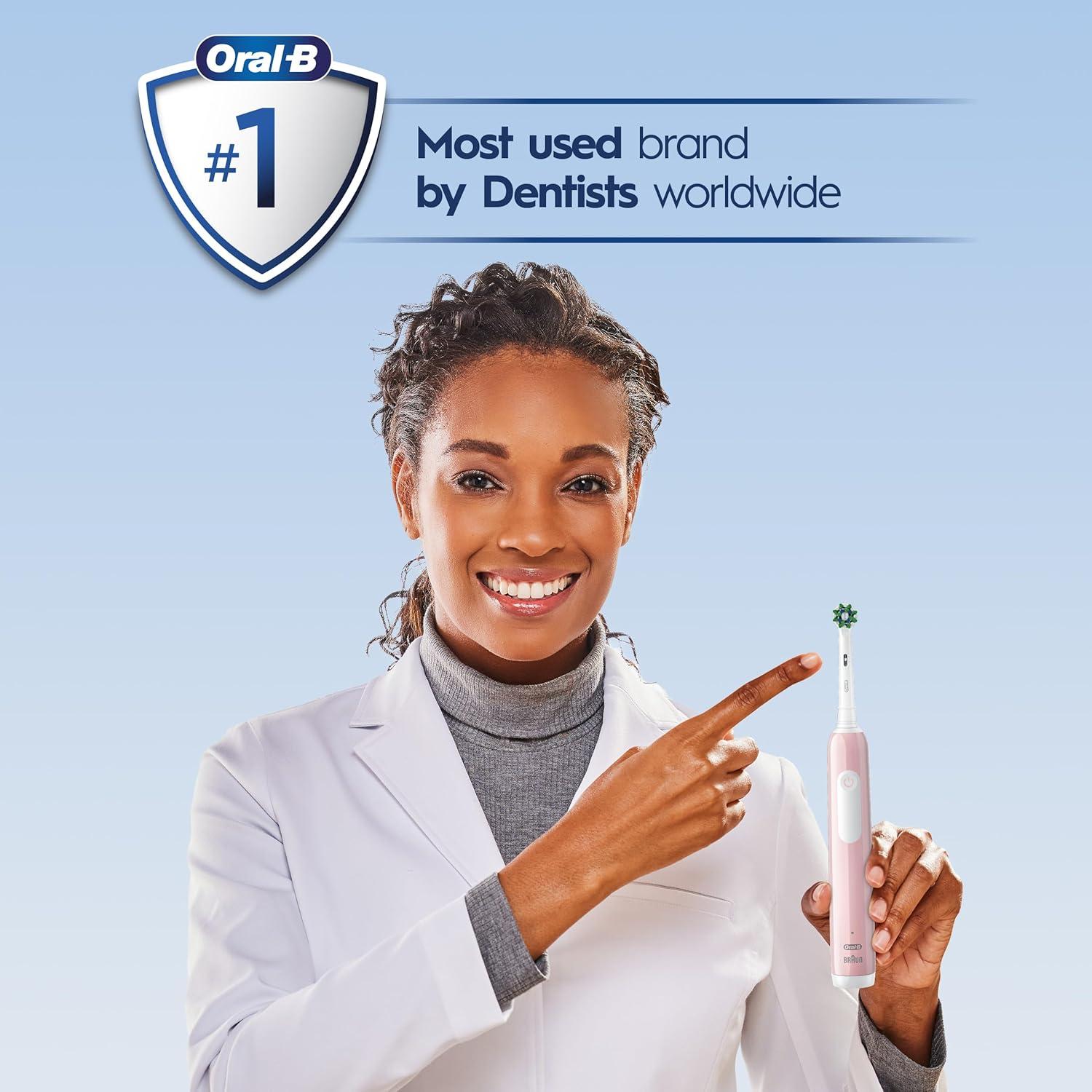 Cepillo de dientes eléctrico Oral-B Pro 1000 rosa recargable
