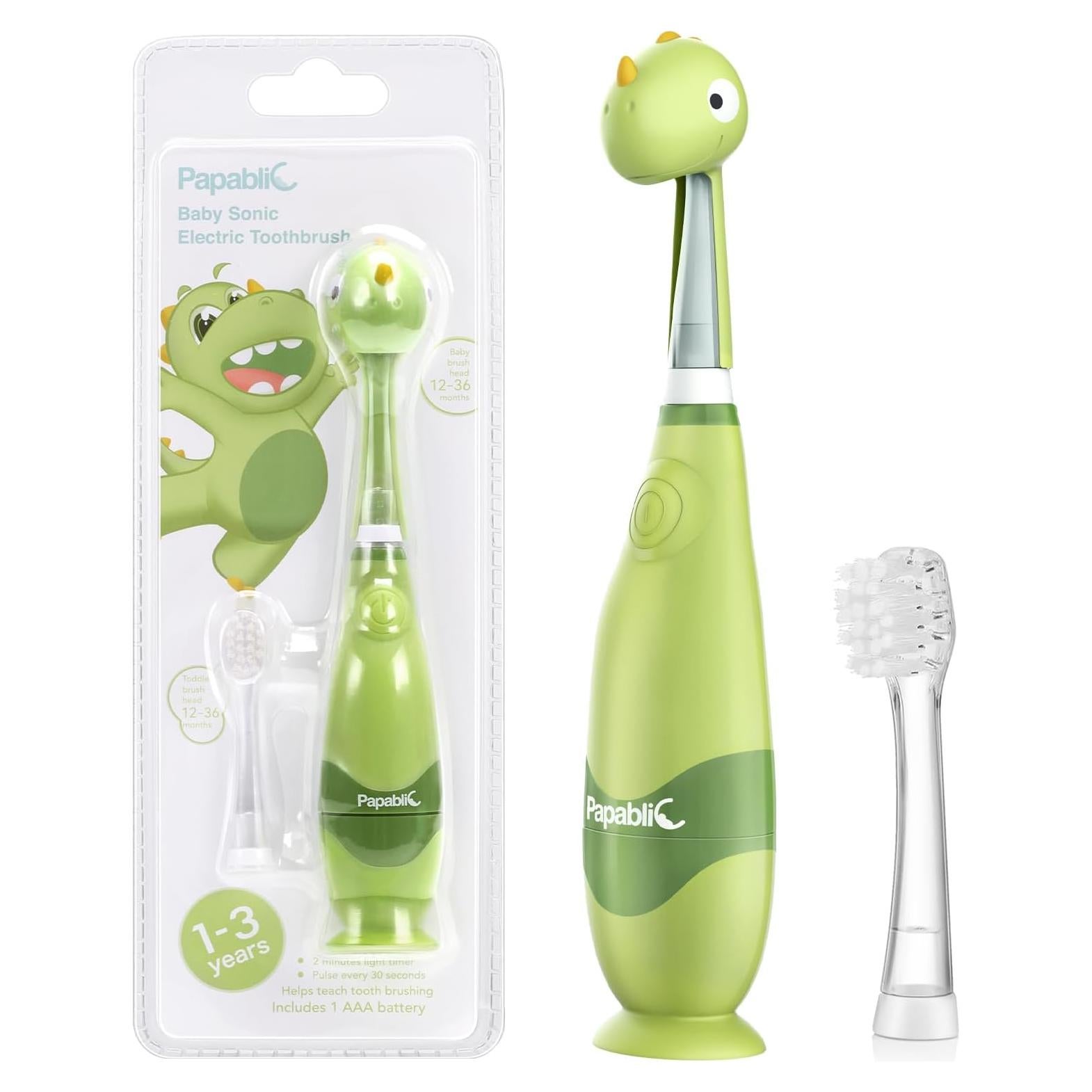 Cepillo de dientes eléctrico Papablic Sonic para niños 1-3 años