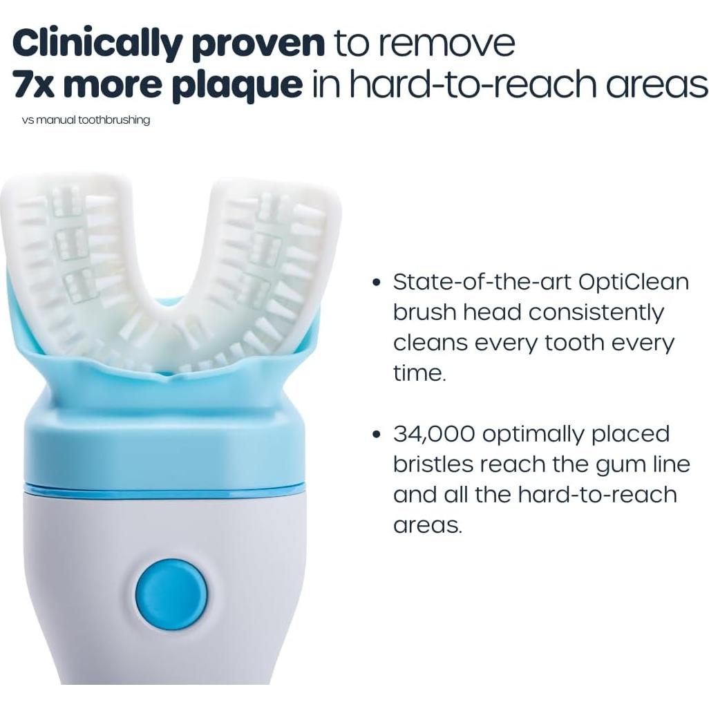 Cepillo de Dientes Eléctrico Willo AutoFlo+ para Niños 5-7 Años