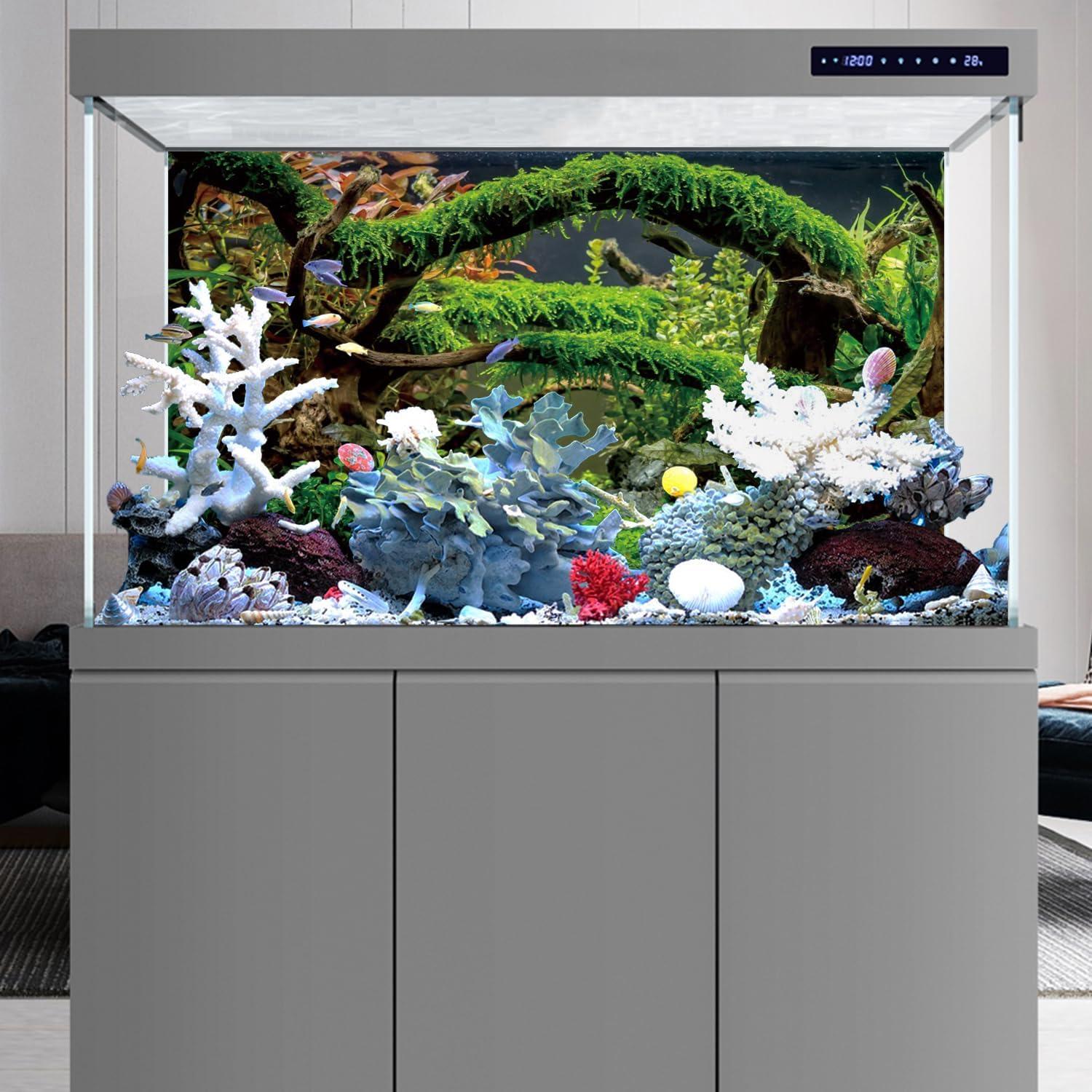 Fondo de Acuario 120x60 cm AWERT Vinilo Realista