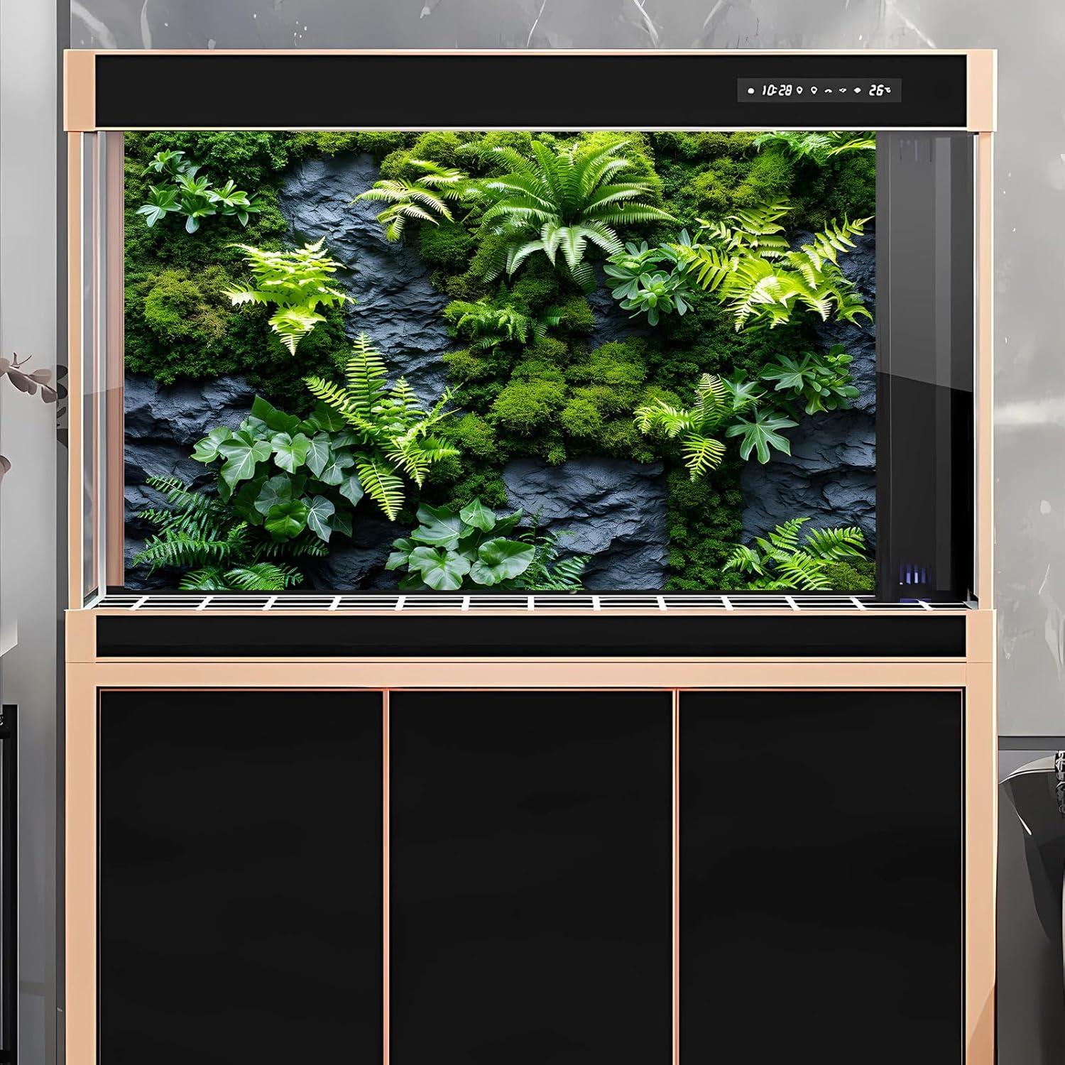 Fondo de Acuario OHIOCATII 30x45.72cm Verde Musgo Natural