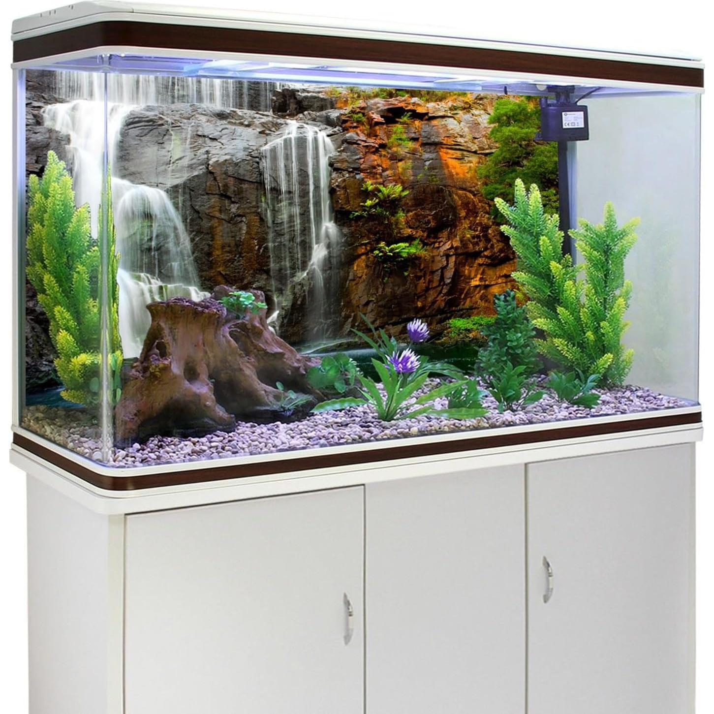 Fondo de Acuario AWERT 120x45 cm Poliester Duradero