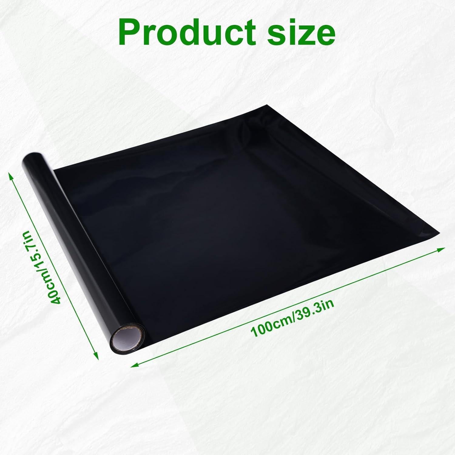 Fondo de Acuario Negro Adherente Estático COCODE 100x40cm