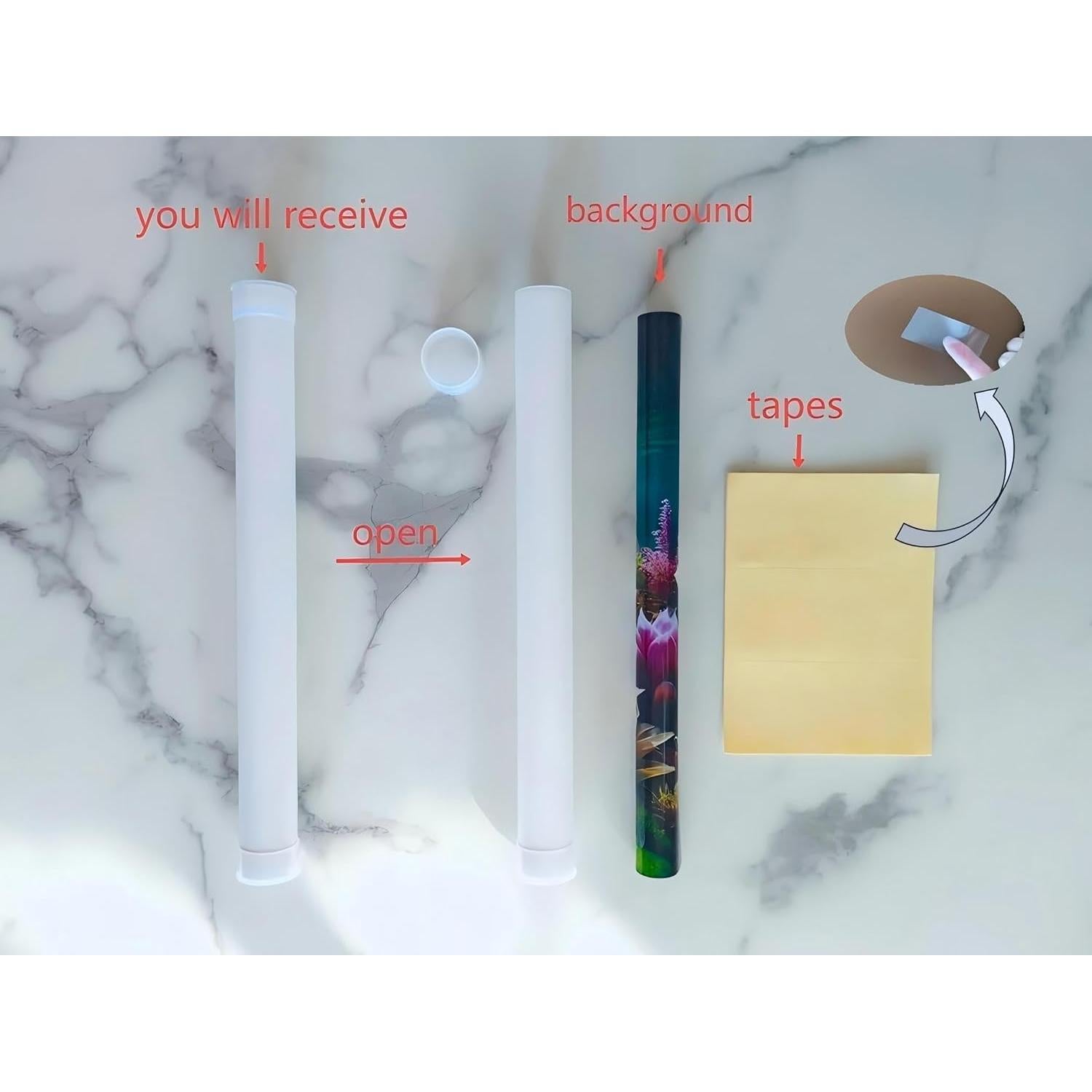 Fondo de Acuario Galaxia CHEN 76x46 cm PVC Impermeable