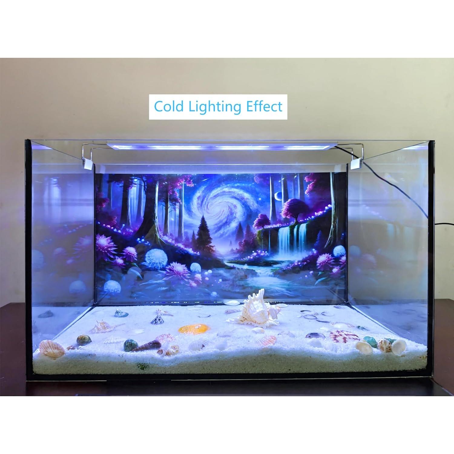 Fondo de Acuario Galaxia CHEN 76x46 cm PVC Impermeable