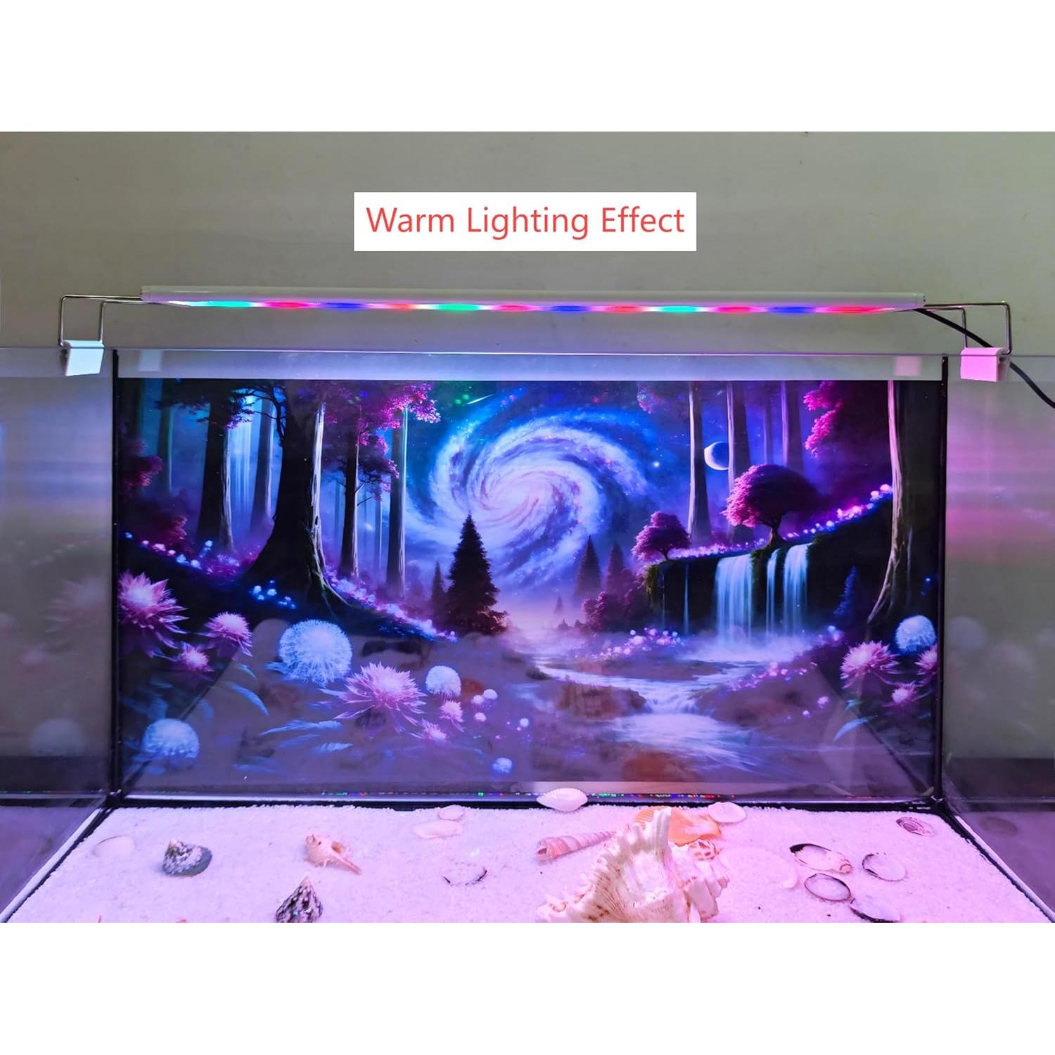 Fondo de Acuario Galaxia CHEN 76x46 cm PVC Impermeable