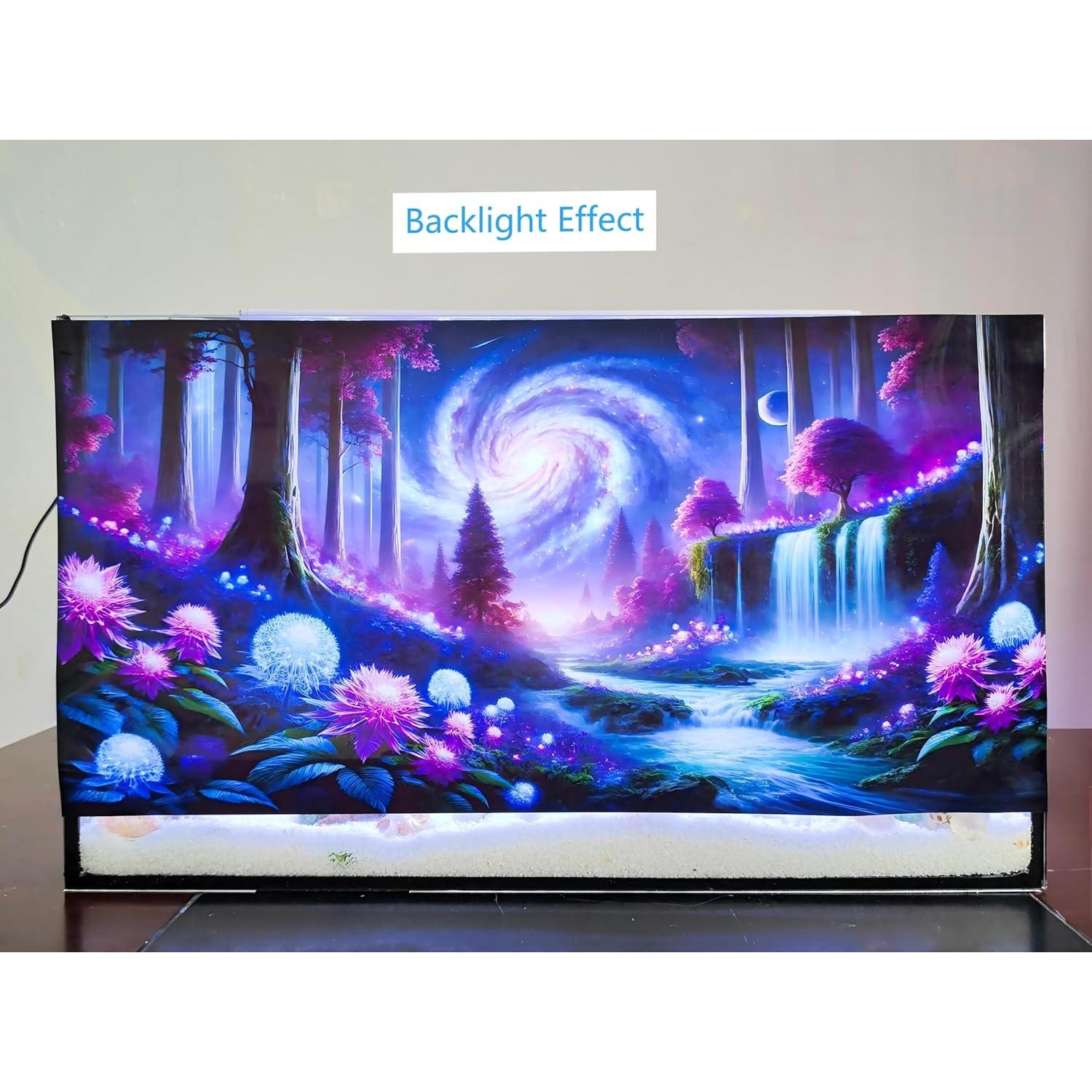 Fondo de Acuario Galaxia CHEN 76x46 cm PVC Impermeable