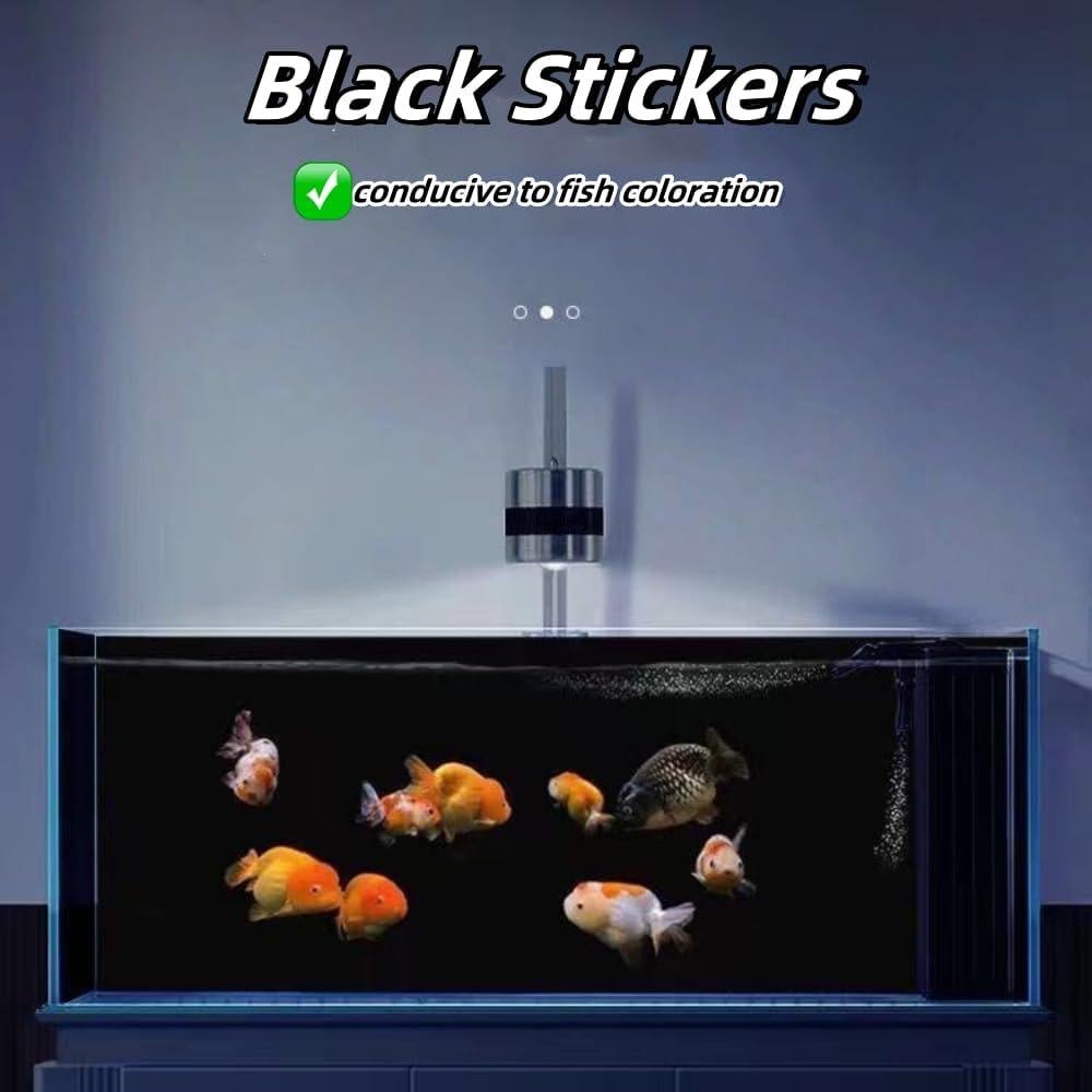 Fondo de Acuario Negro PVC Cleansys 70 cm x 30 cm Sin Pegamento