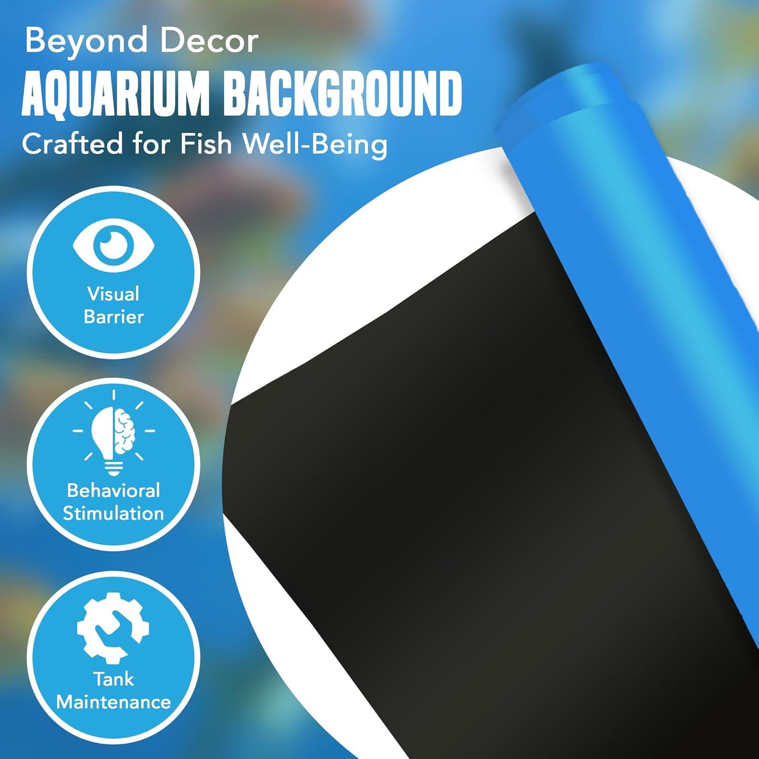 Fondo de Acuario JOR Doble Cara 61x152 cm Azul Claro