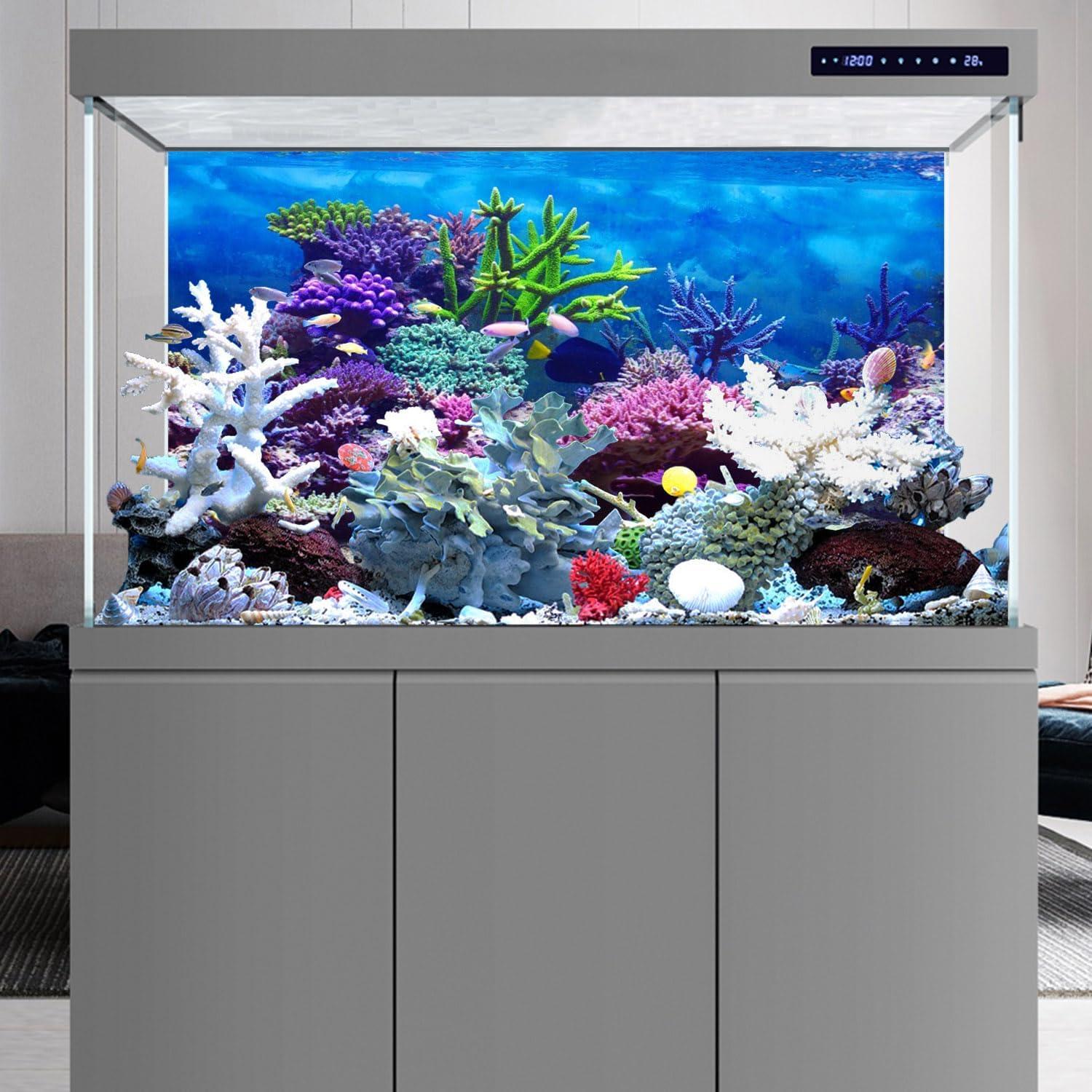 Fondo de Acuario AWERT 180x60 cm Coral Colorido