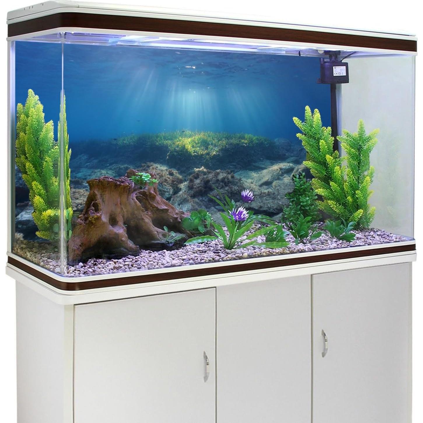 Fondo de Acuario AWERT Ocean Floor 120x50 cm Vinilo