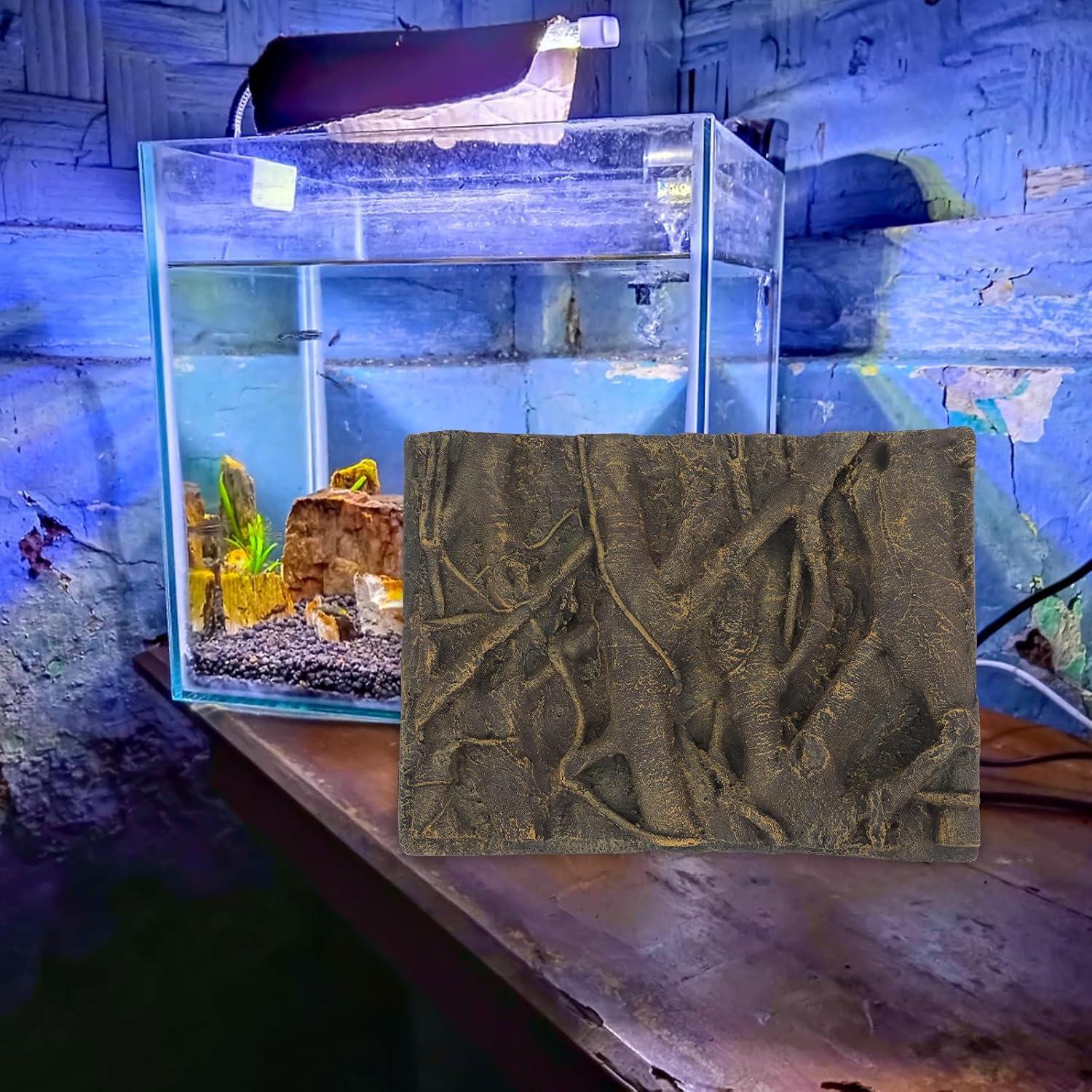 Fondo 3D para Reptiles Totority 60x45 cm - Decoración Acuario