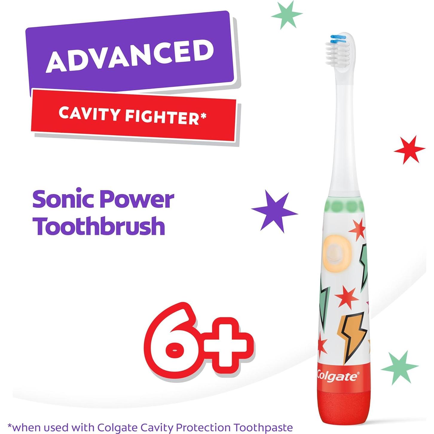 Cepillo de dientes eléctrico Colgate Advanced Cavity Fighter niños