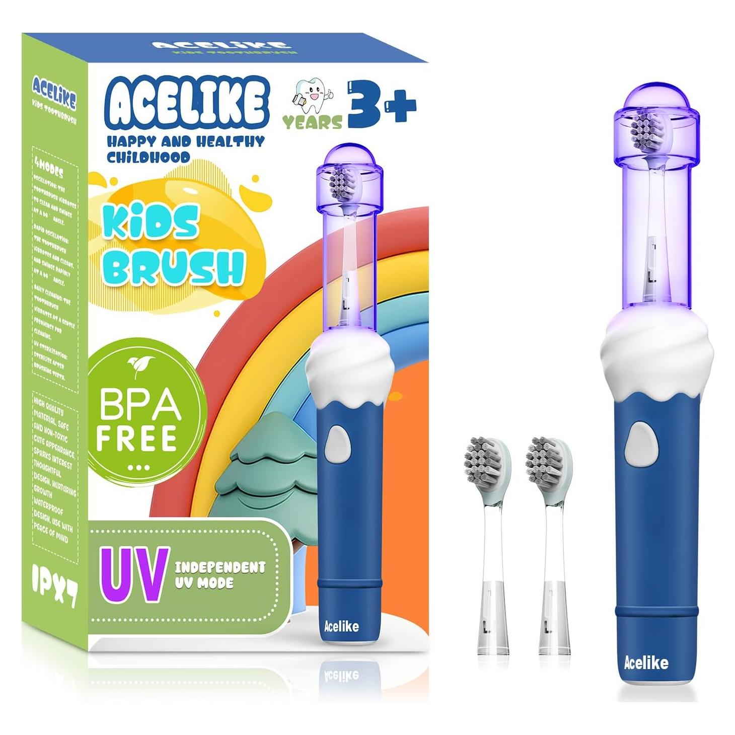 Cepillo de dientes eléctrico Acelike 101 para niños - Azul