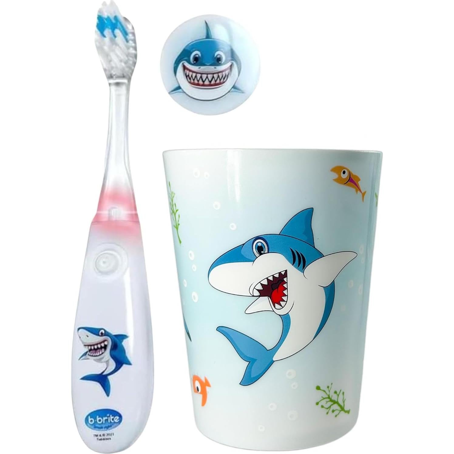 Cepillo de Dientes Infantil Lily's Home Tiburón con Temporizador