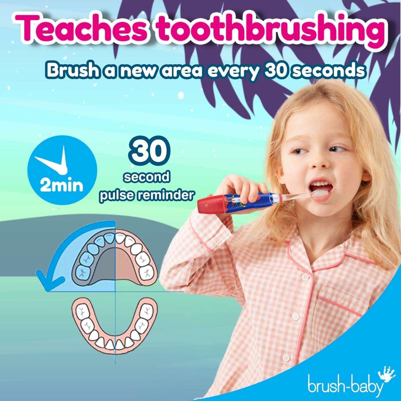 Cepillo de Dientes Eléctrico Brush-Baby KidzSonic Flamingo 3+