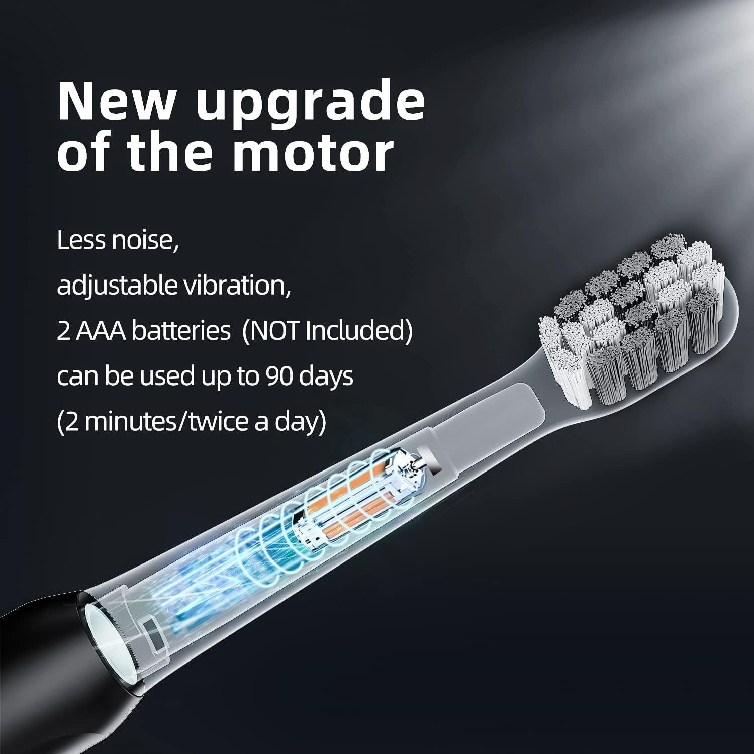 Cepillo de Dientes Eléctrico Sonic XFU Negro con 3 Cabezas