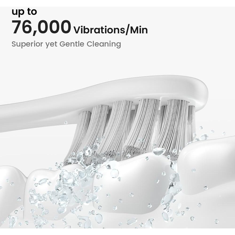 Cepillo de Dientes Eléctrico Oclean Rosa con 6 Cabezas y Estuche