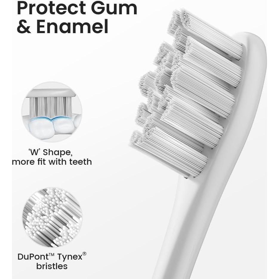 Cepillo de Dientes Eléctrico Oclean Rosa con 6 Cabezas y Estuche