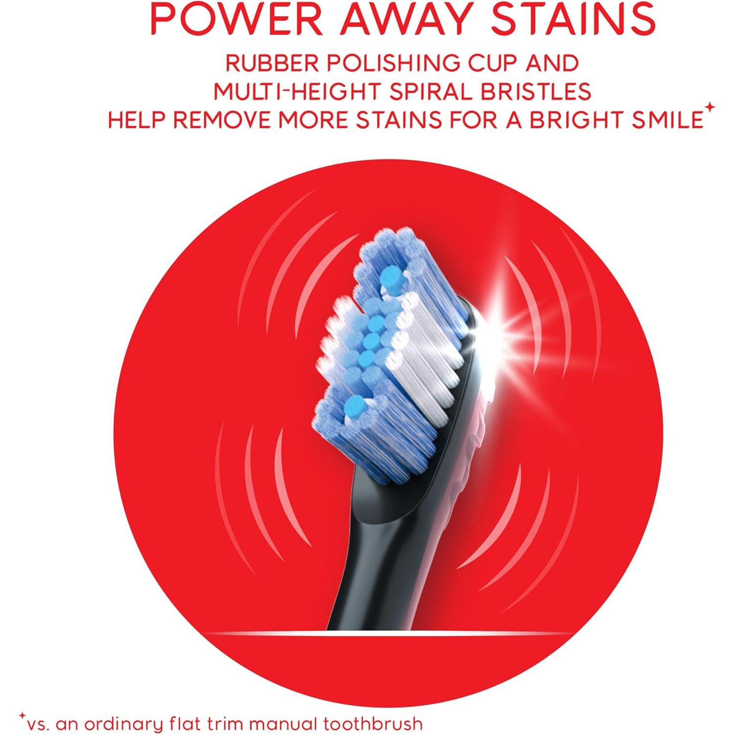 Cepillo de dientes eléctrico Colgate Optic White Pro-Series negro