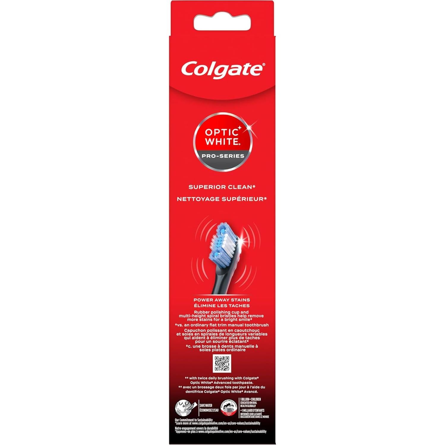 Cepillo de dientes eléctrico Colgate Optic White Pro-Series negro