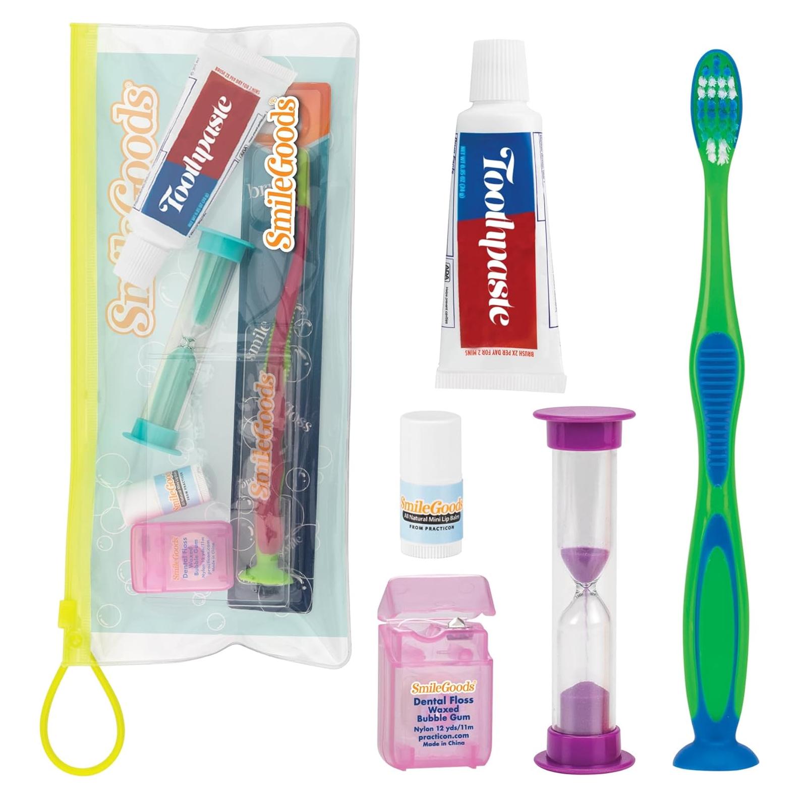 Kit de Cuidado Dental para Niños Practicon - Viaje TSA