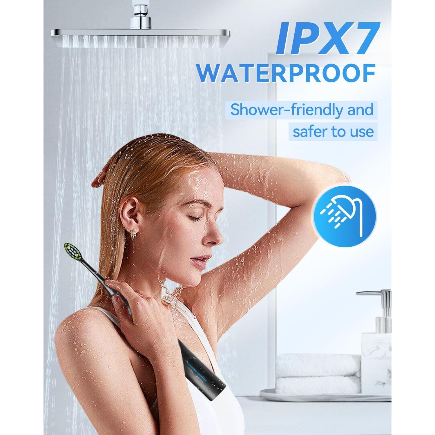 Cepillo de Dientes Eléctrico HEYAXA D62 40000 VPM 5 Modos