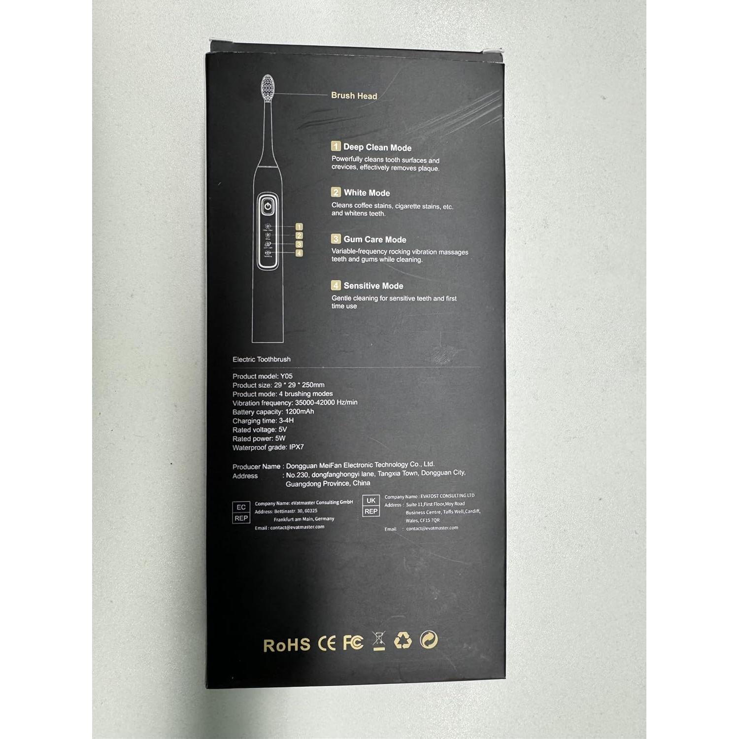 Cepillo de Dientes Eléctrico OasiSmile Y05 Blanco 42000 VPM