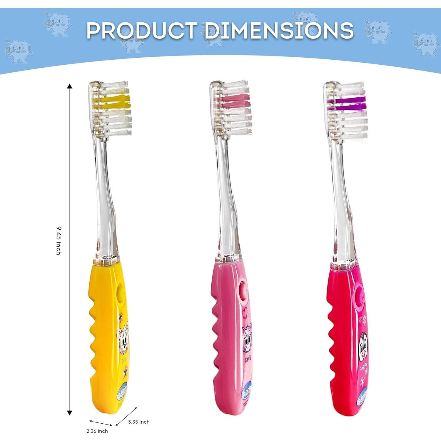 Juego de Cepillos de Dientes para Niños Lily's Home - Temporizador 2 Min