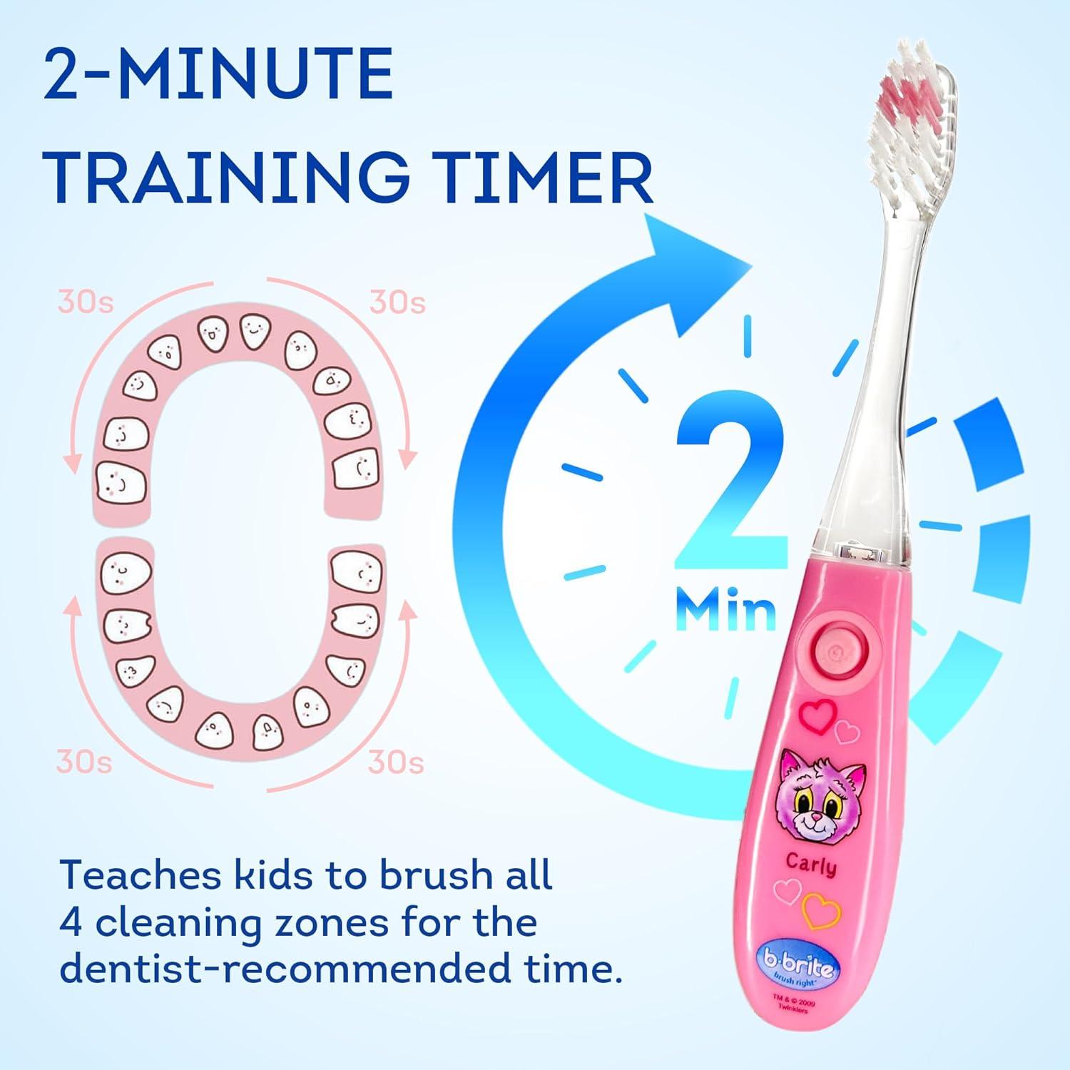 Juego de Cepillos de Dientes para Niños Lily's Home - Temporizador 2 Min