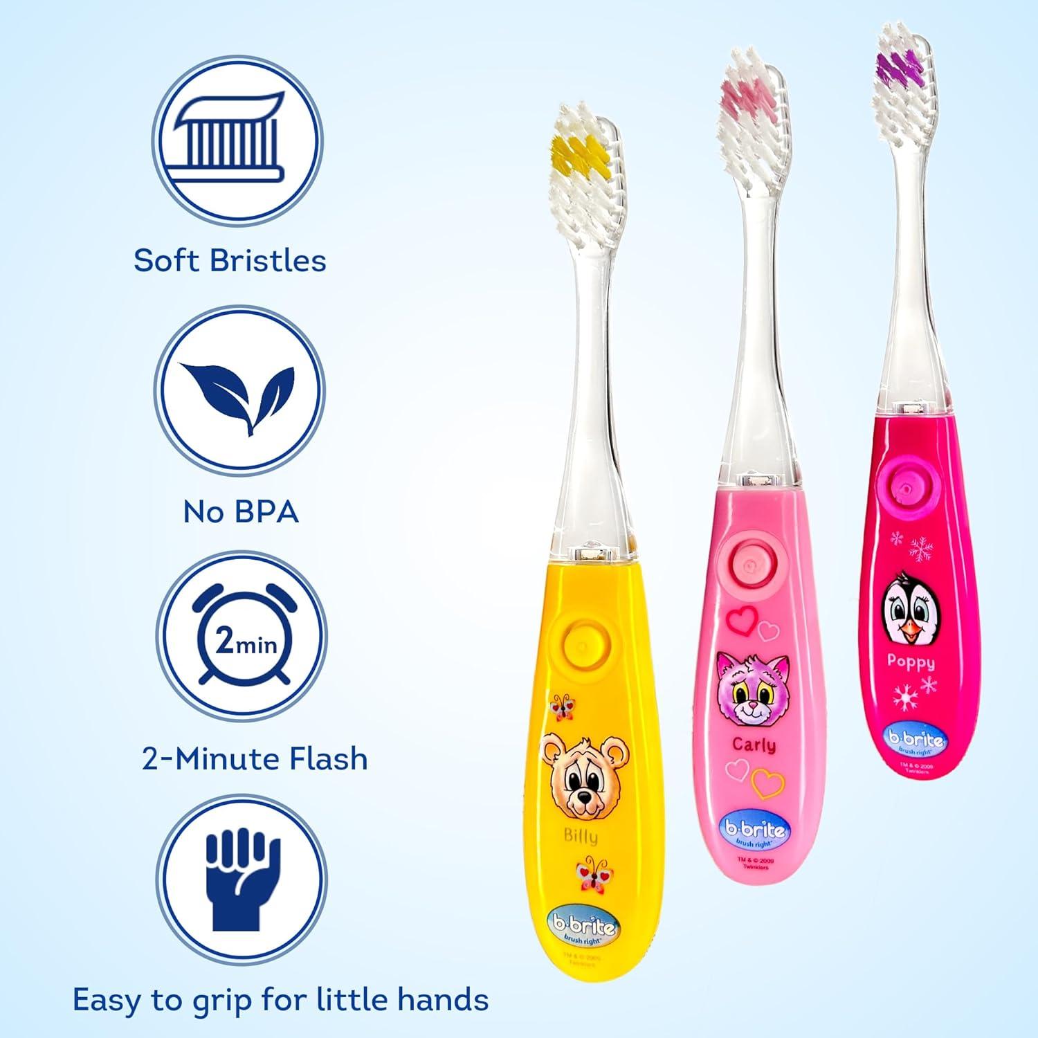 Juego de Cepillos de Dientes para Niños Lily's Home - Temporizador 2 Min