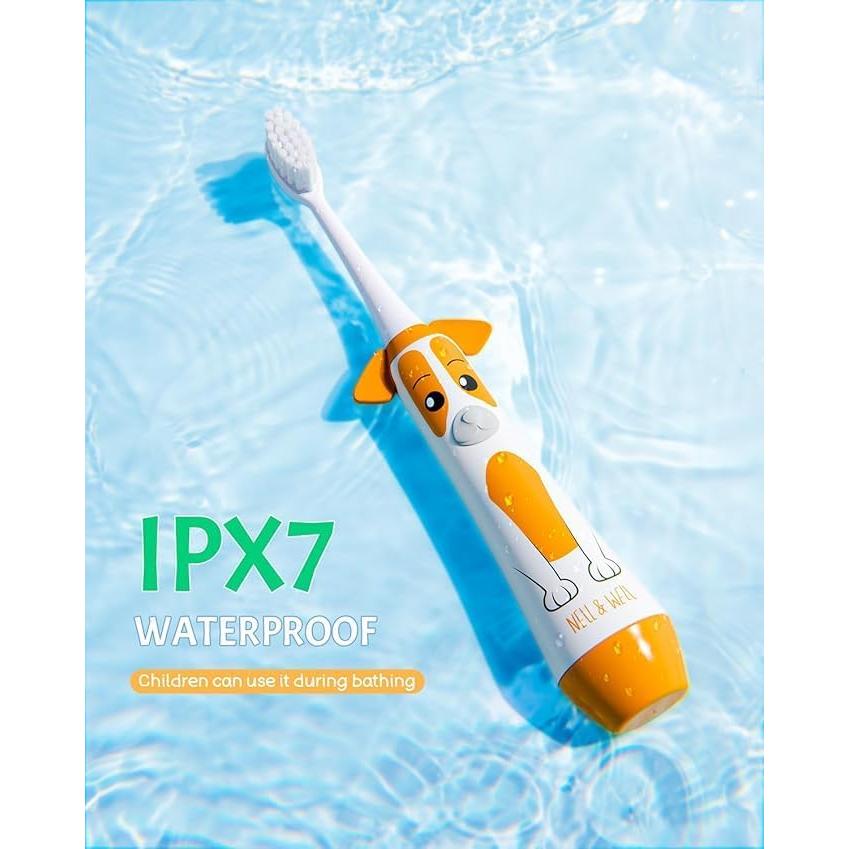 Cepillo de Dientes Eléctrico NELL&WELL para Niños 3 Modos IPX7