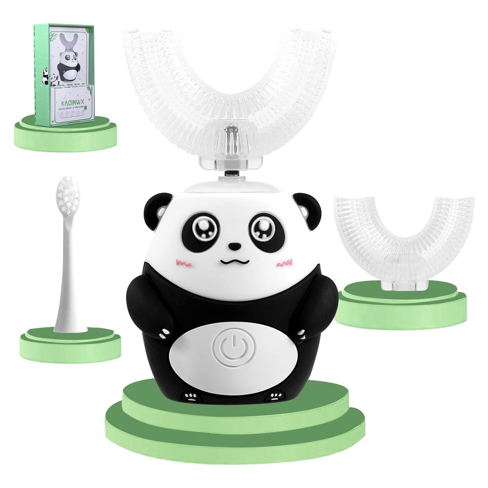 Cepillo de Dientes Eléctrico Infantil KAQINWX Panda IPX7