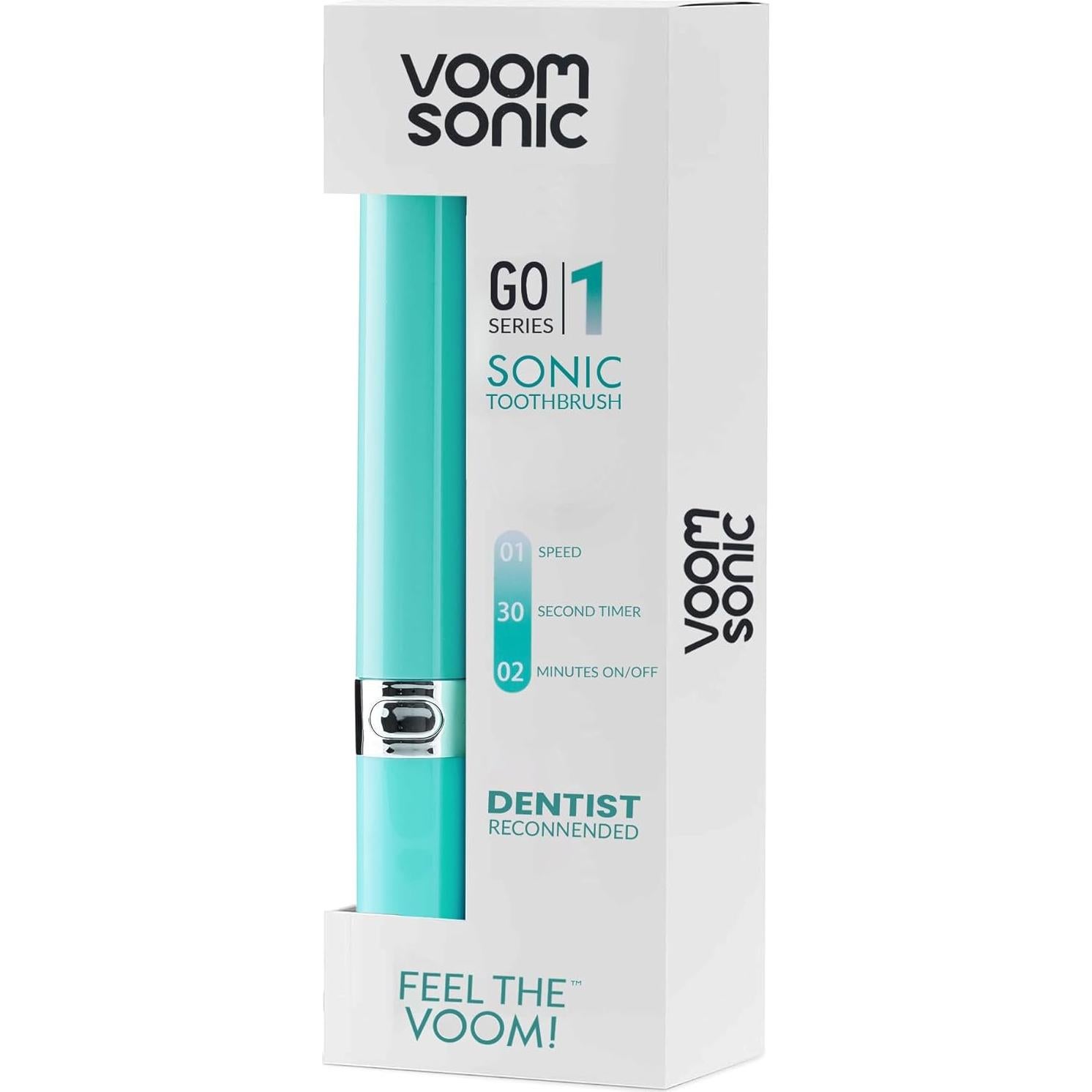 Cepillo de Dientes Eléctrico Voom Sonic Go 1 Azul - Viaje