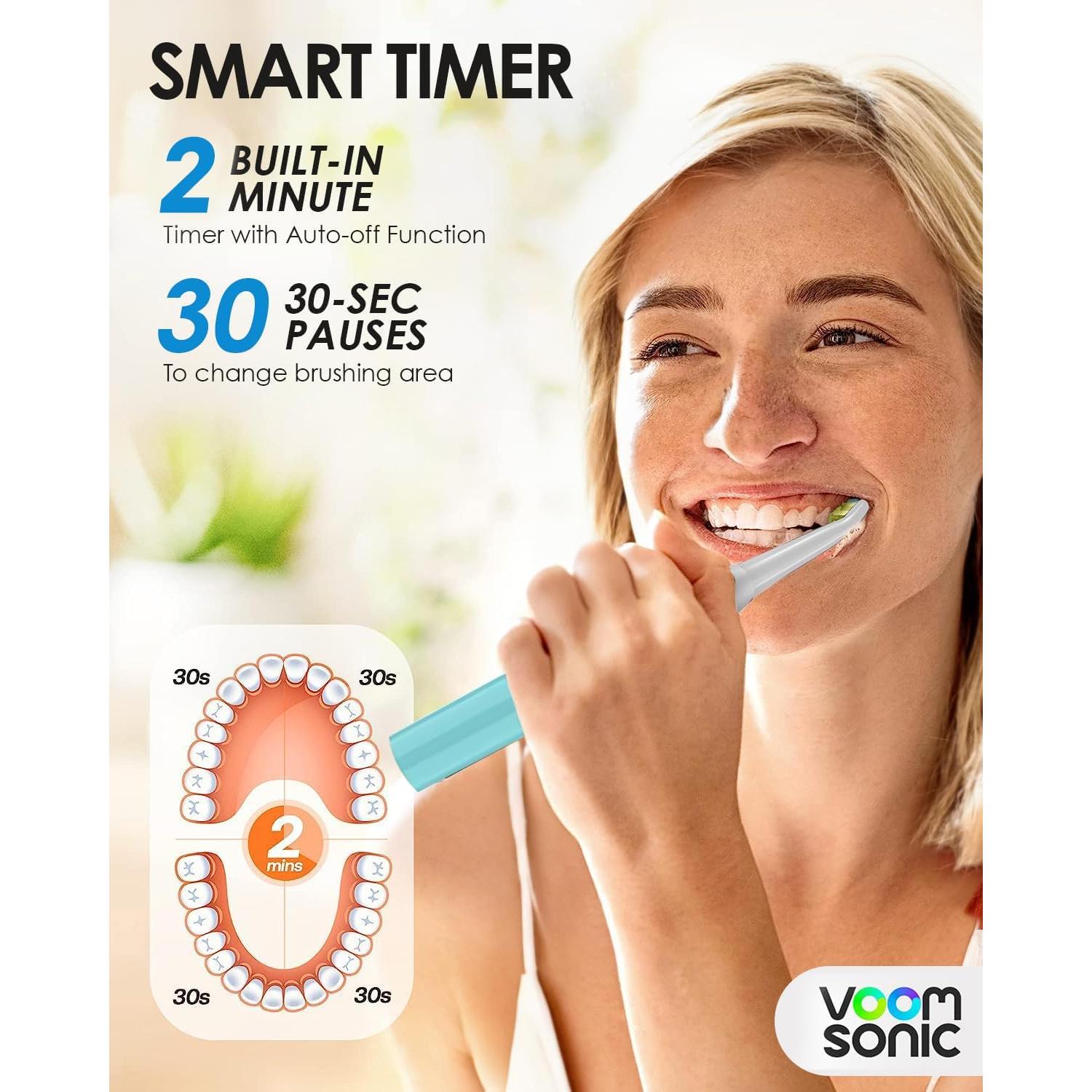 Cepillo de Dientes Eléctrico Voom Sonic Go 1 Azul - Viaje