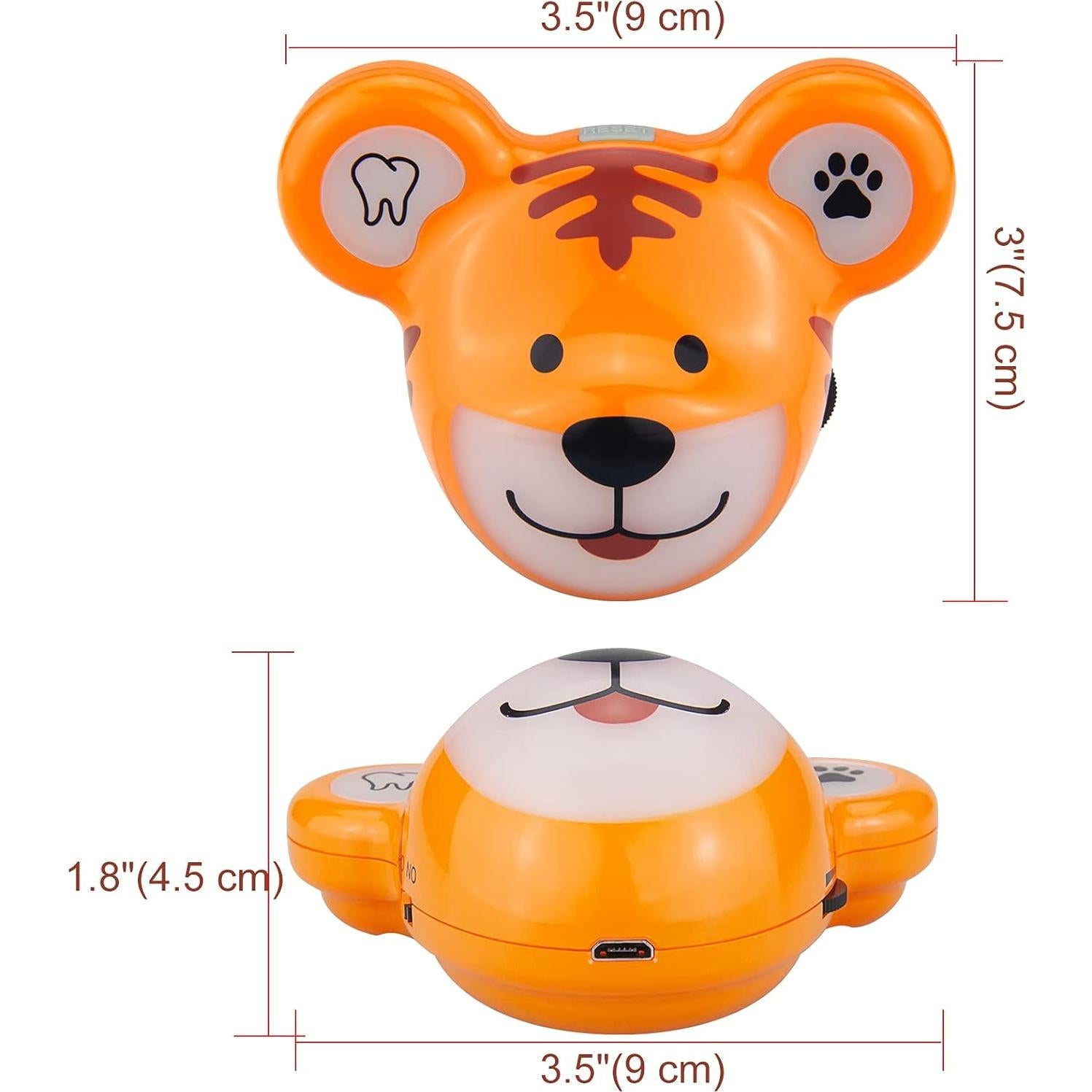 Temporizador Musical LUXSWAY para Niños Tigre Recargable