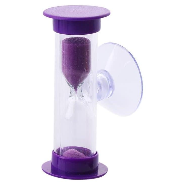 Reloj de Arena de Plástico 3 Minutos con Ventosa DPWOUM