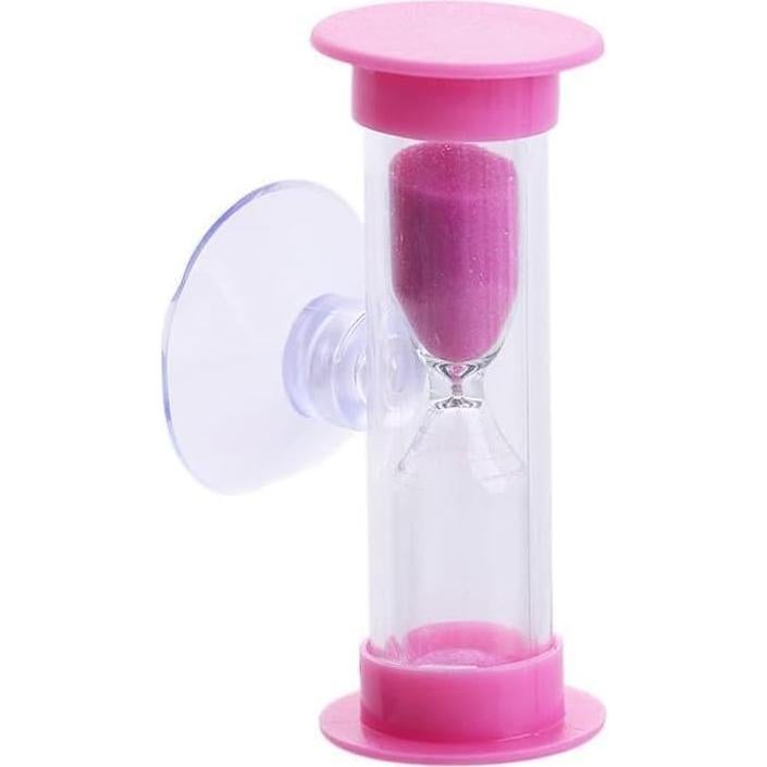 Temporizador de Arena Rosa 2 Minutos con Ventosa Pxiryanlow