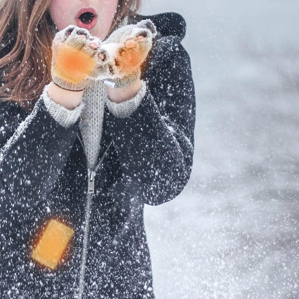 Calentadores de Manos Desechables WORLD-BIO - 20 Paquetes, 8 Horas Calor