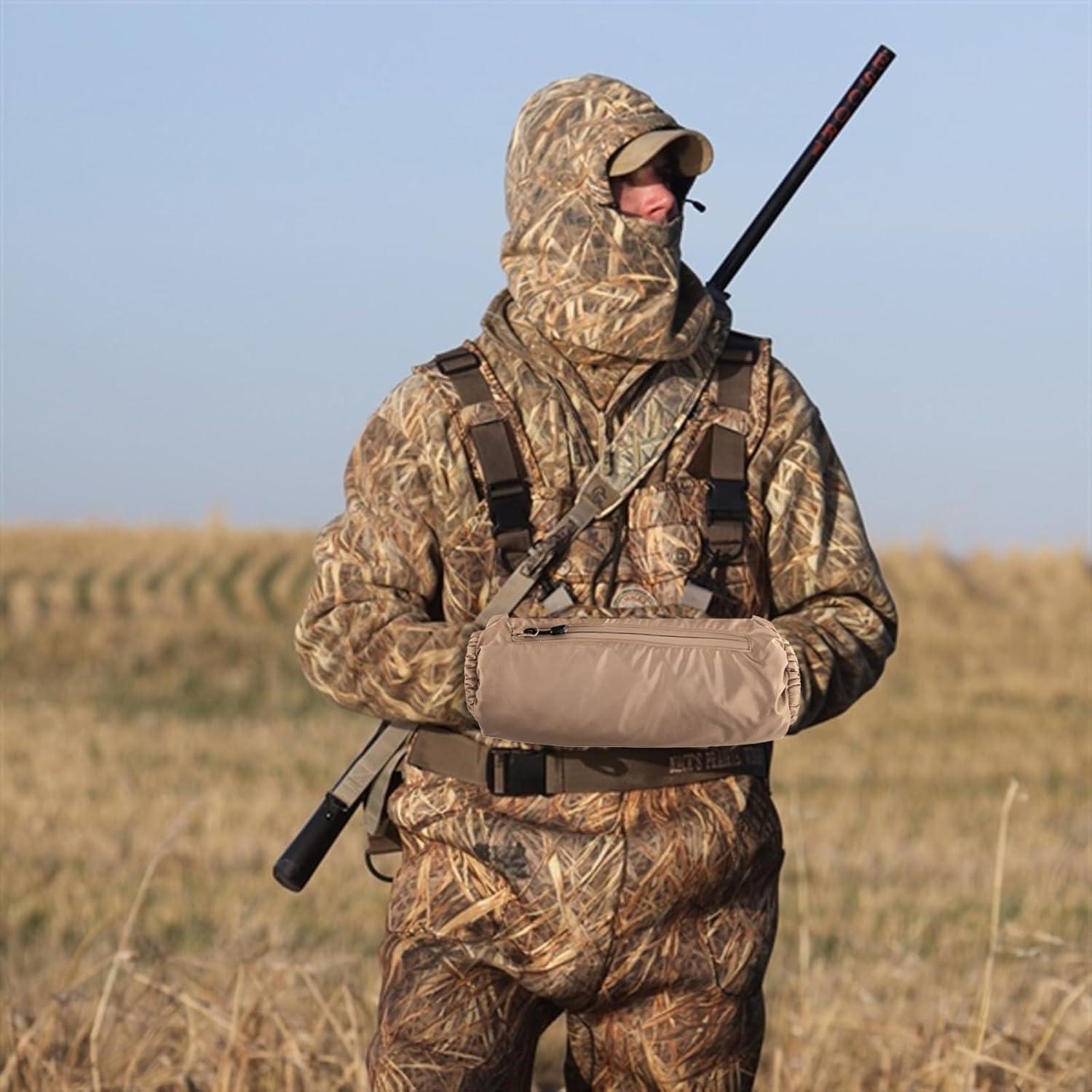 Bolsa Táctica Calentador de Manos JYSILIYH Caqui 39.87x17.78cm