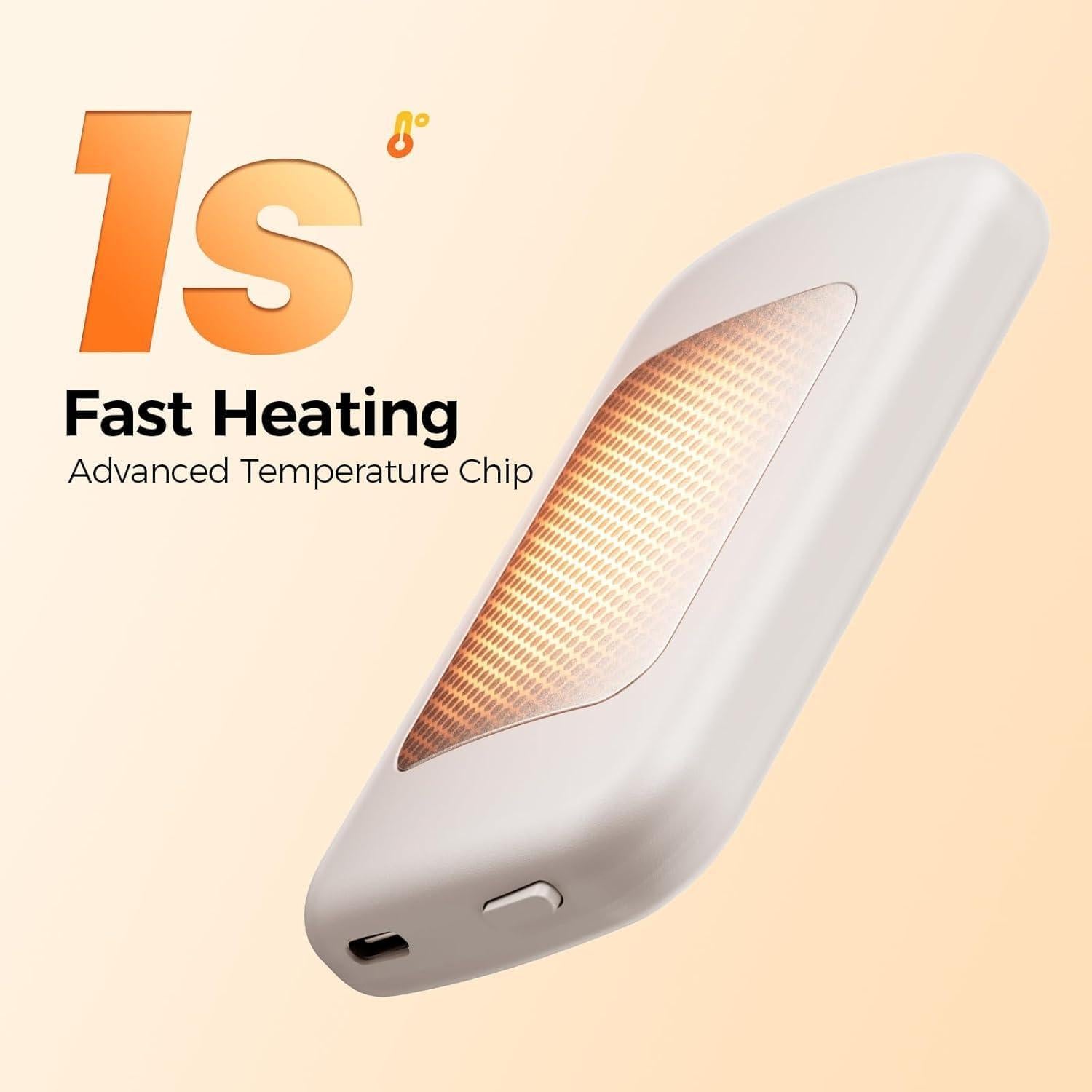 Calentadores de Manos Recargables Hotdot HW-03 3200mAh con Pantalla LED