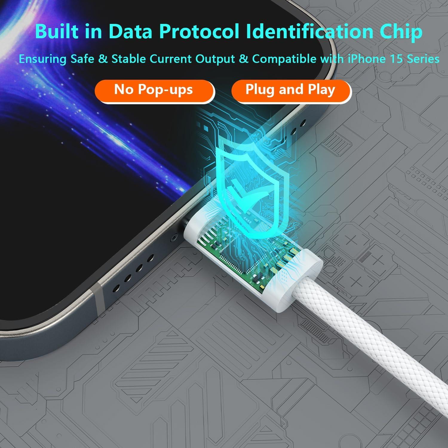 Adaptador Lightning a USB C 60W Azddur - Carga Rápida