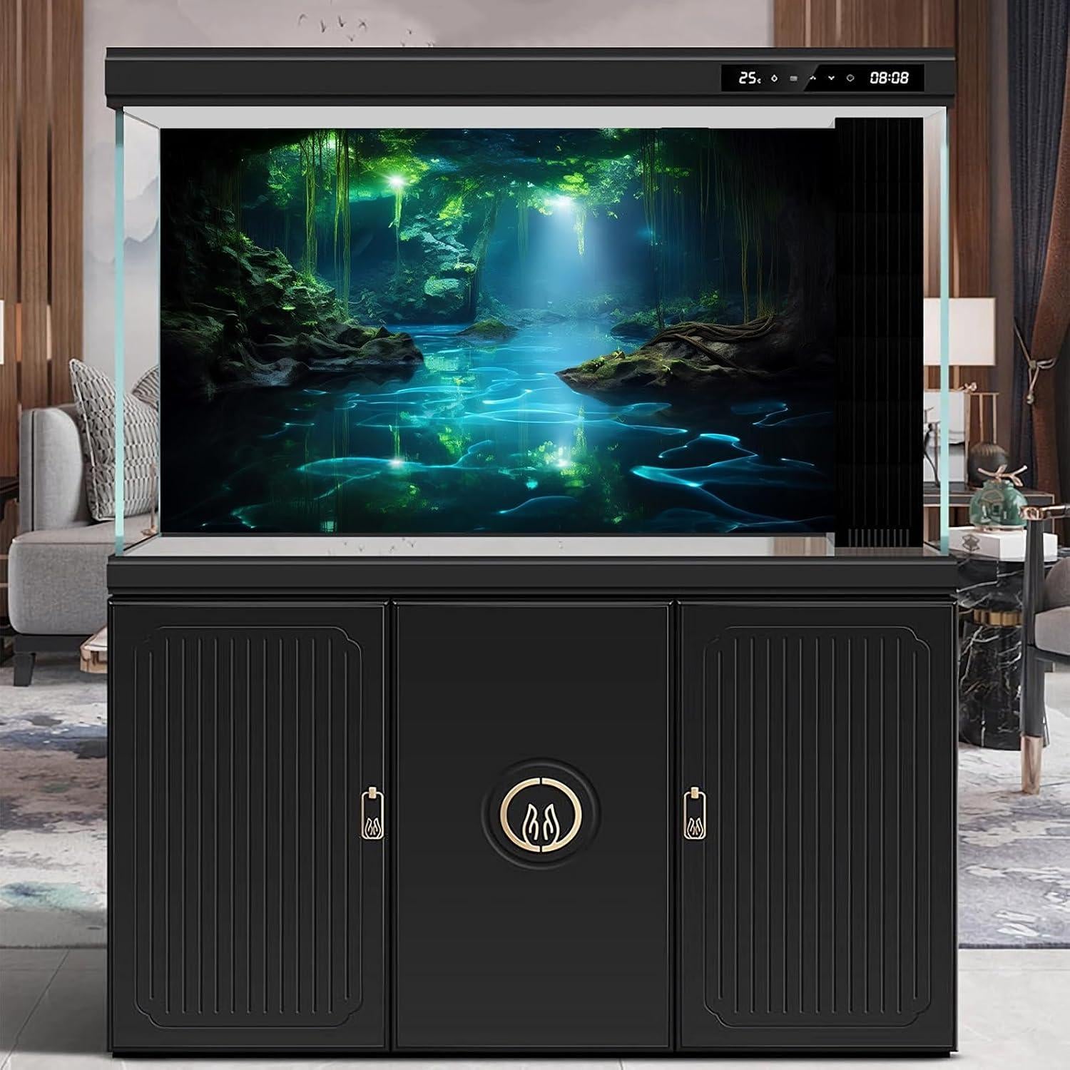 Fondo de Acuario Vinilo CaterRina 76.2x30.5cm Verde