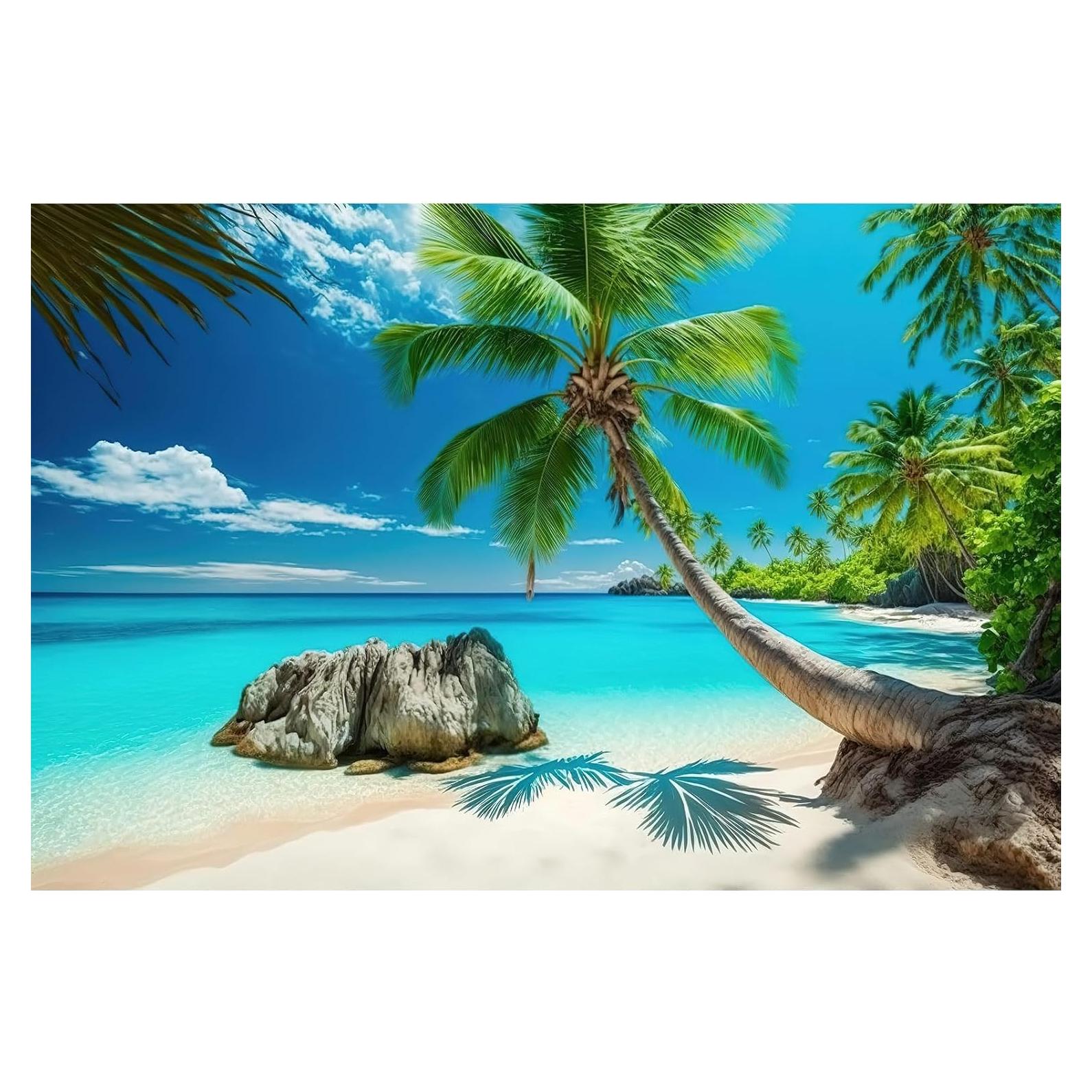 Fondo de Acuario Riivvdise 75x30cm Océano Tropical HD