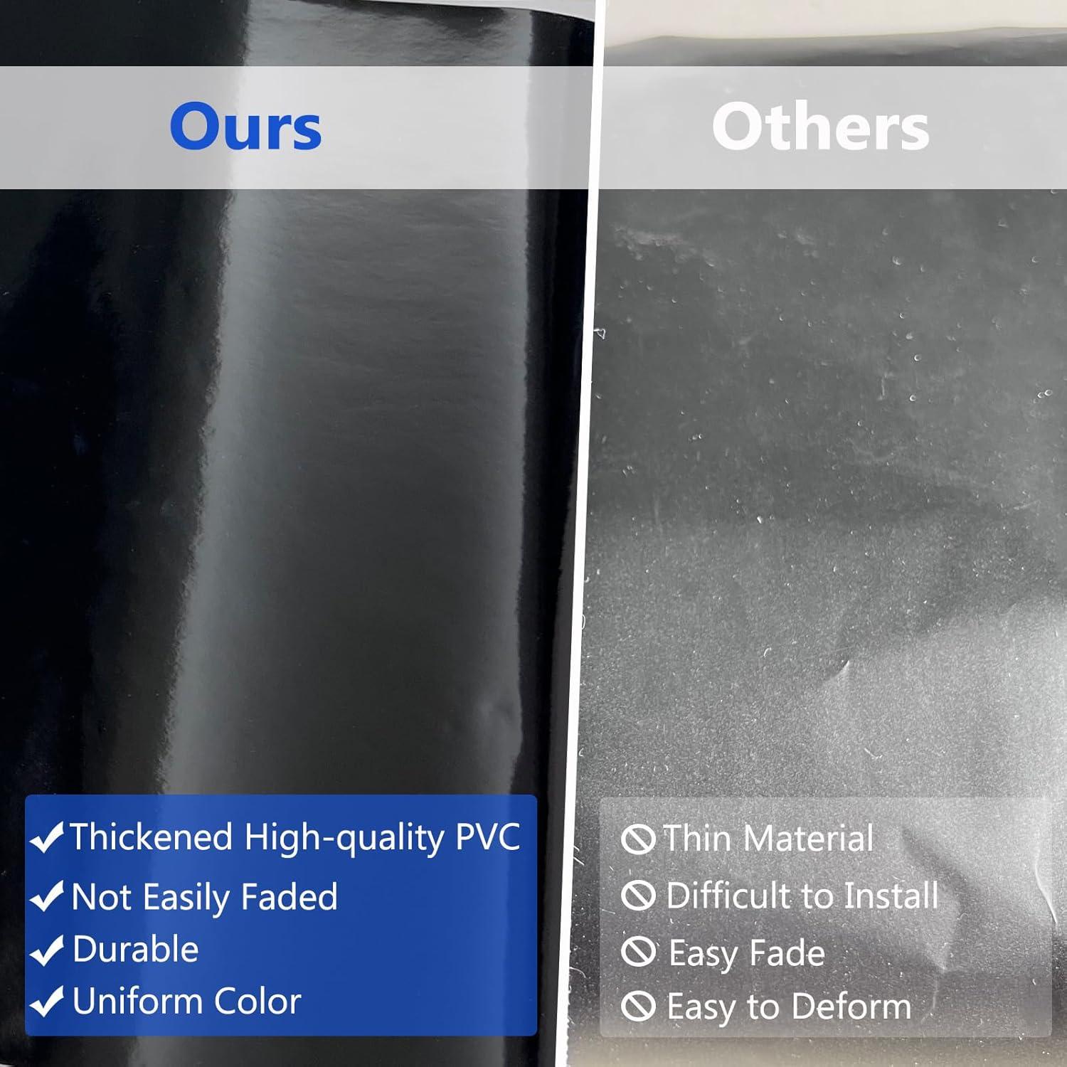 Fondo de Acuario Autoadhesivo XCNO 50x130 cm Negro Azul