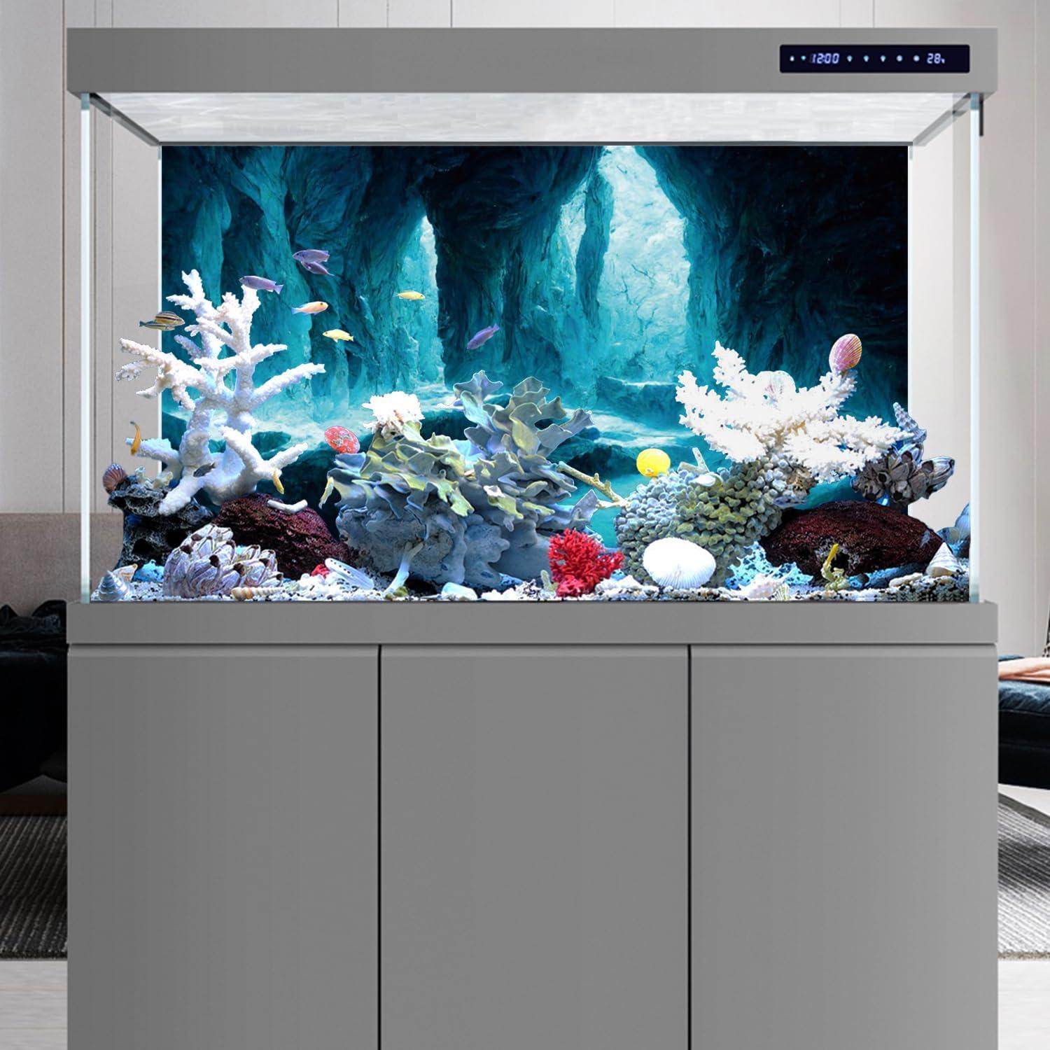 Fondo de Acuario AWERT 75x45 cm Vinilo Realista