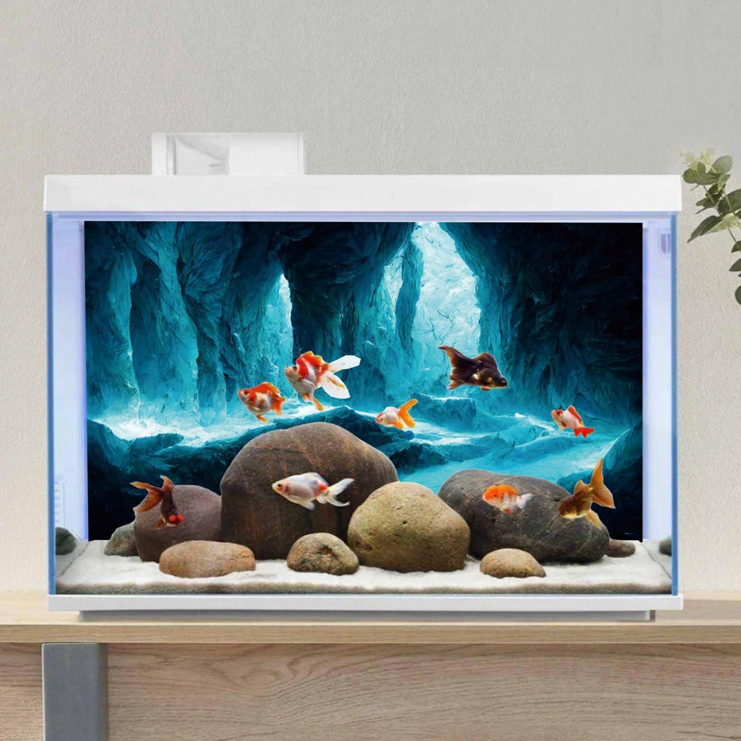 Fondo de Acuario AWERT 75x45 cm Vinilo Realista