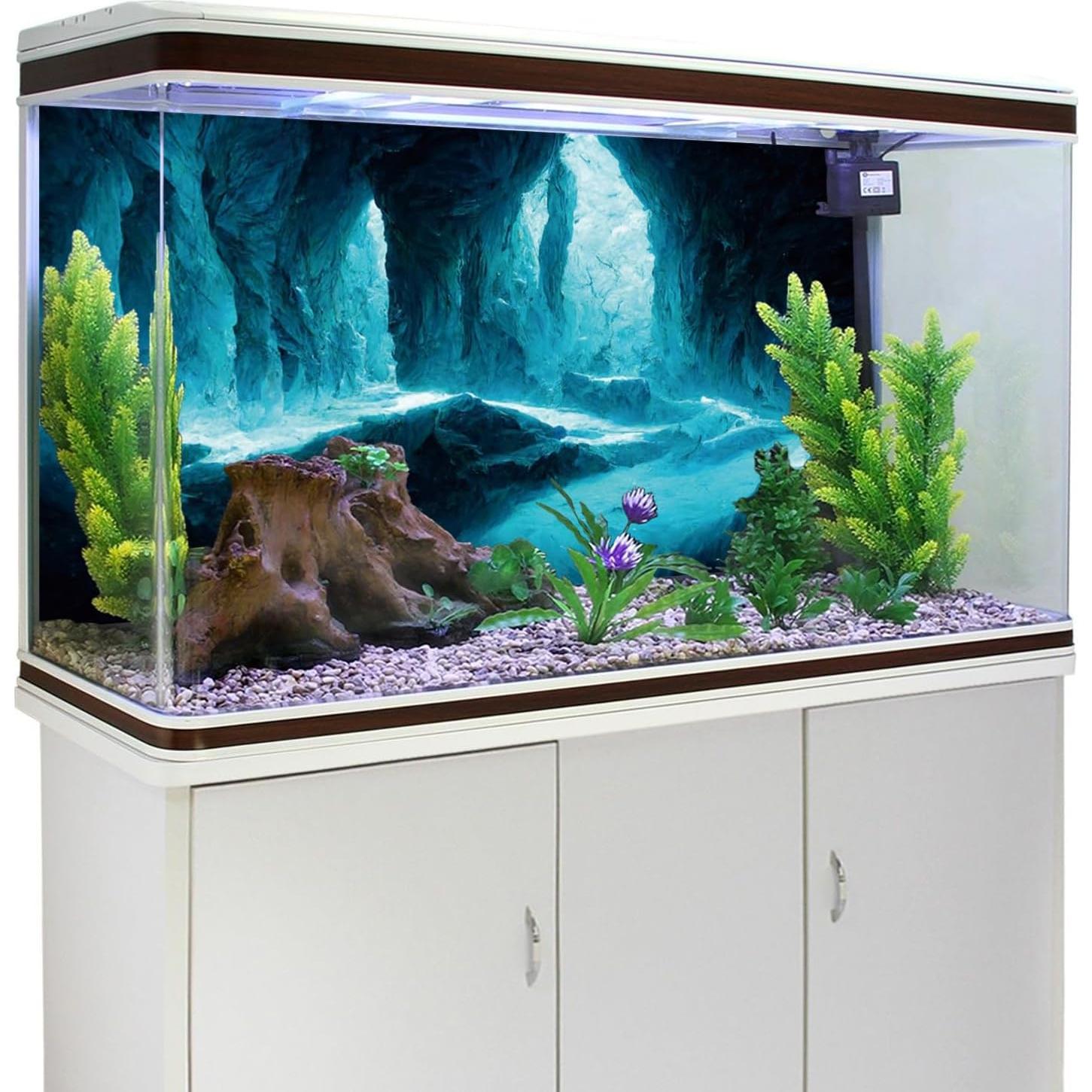 Fondo de Acuario AWERT 75x45 cm Vinilo Realista