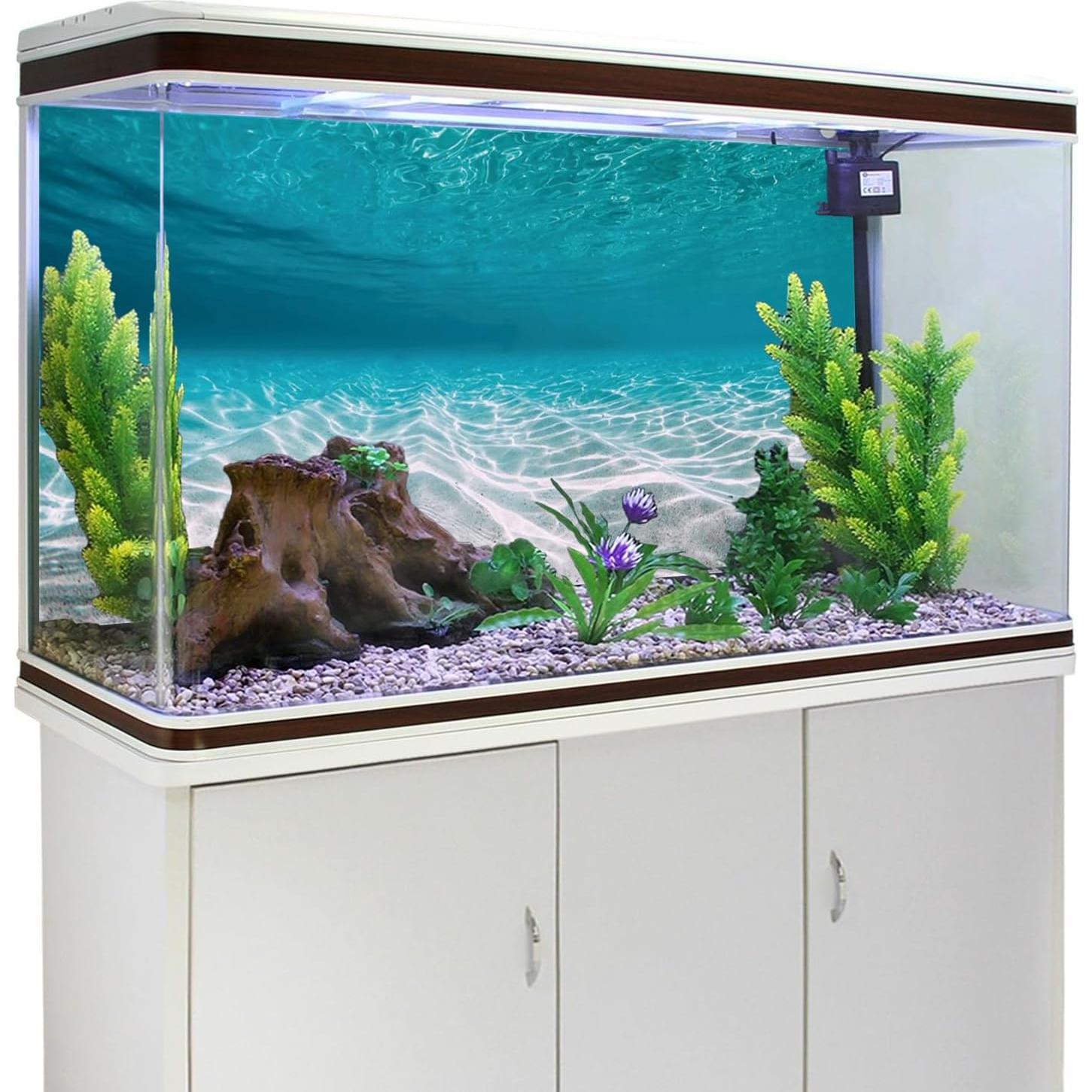 Fondo de Acuario Submarino AWERT 76x46 cm Vinilo HD