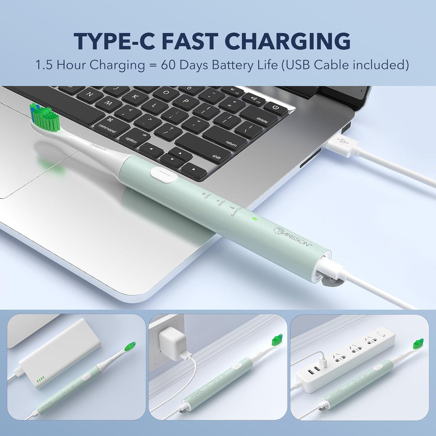 Cepillo de dientes eléctrico ARISSON A3 Sonic 40,000 VPM